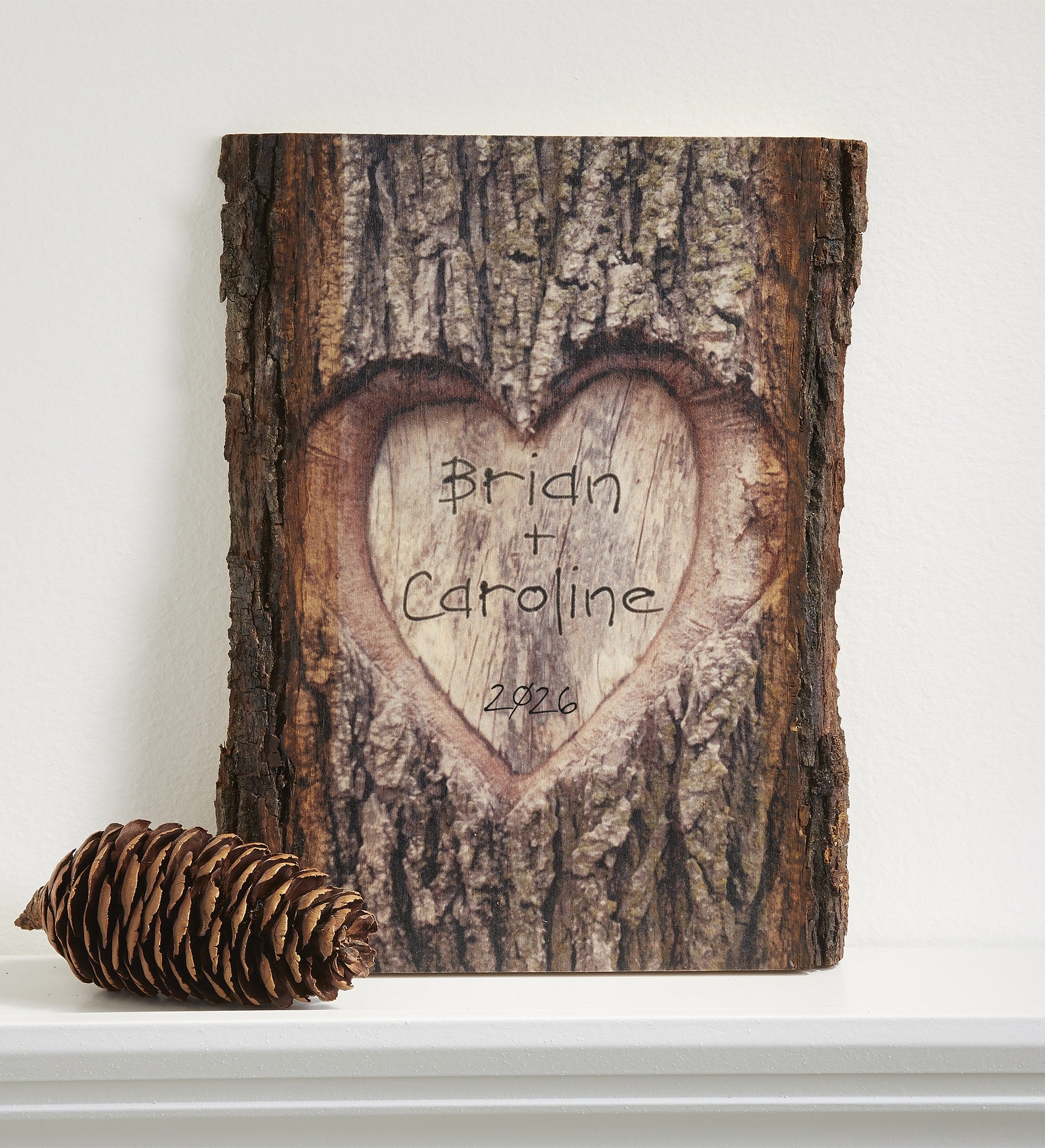 "So In Love" Personalized Basswood Plank