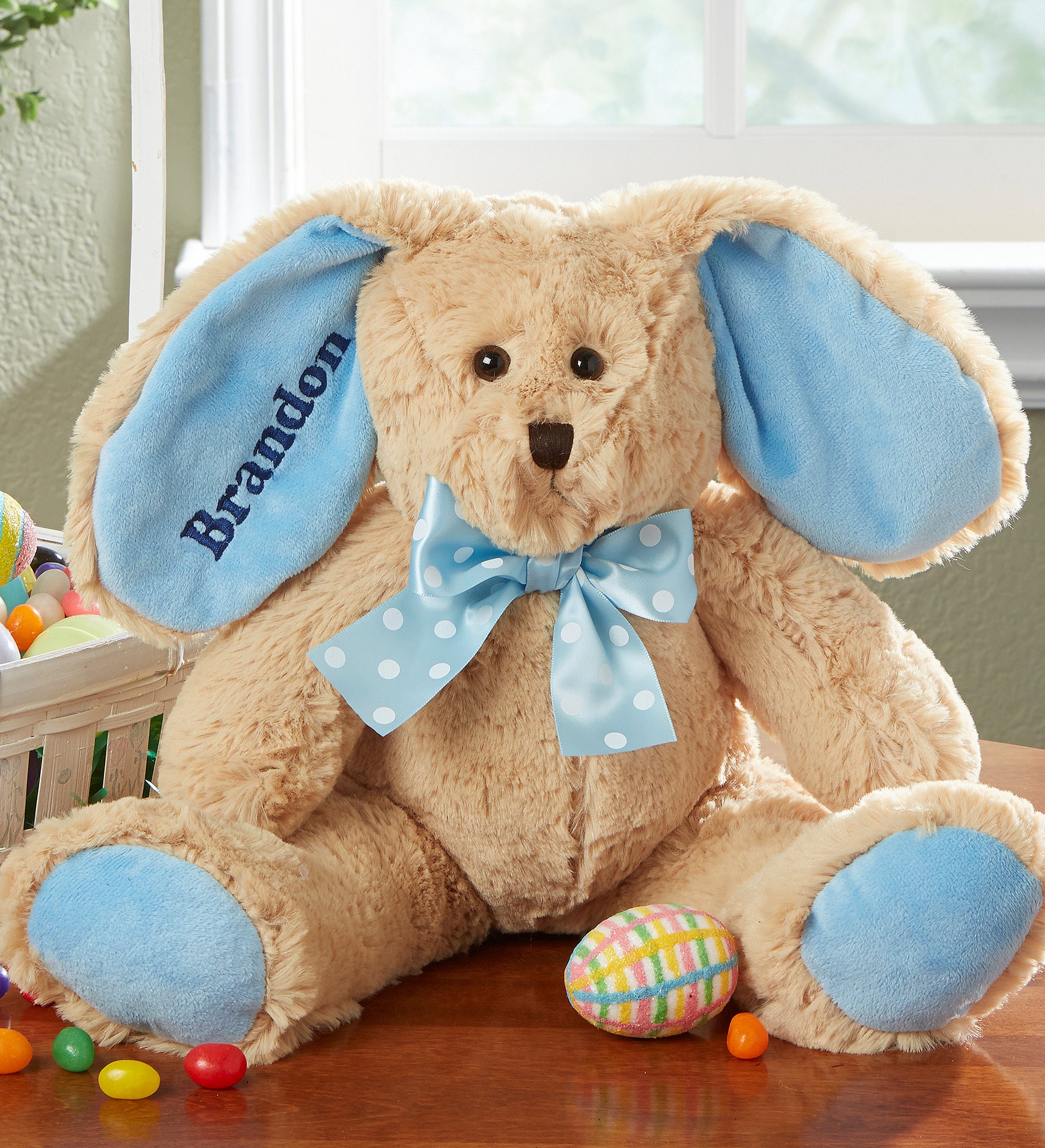 Some-Bunny Special Embroidered Plush Bunny