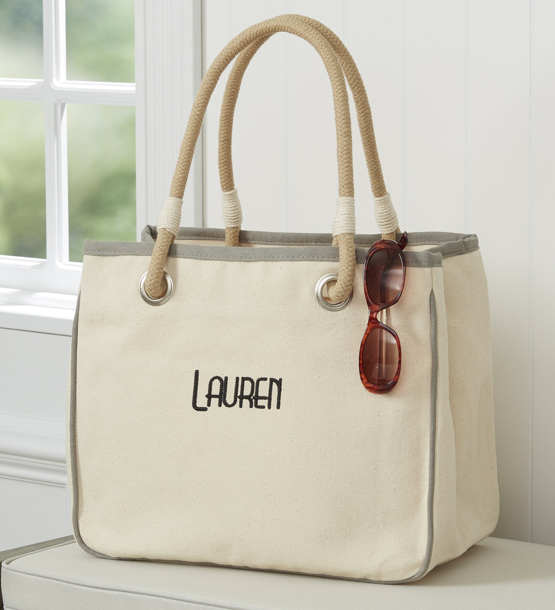 Personalized Name Modern Floral Cotton Canvas Tote Bag – The Cotton &  Canvas Co.