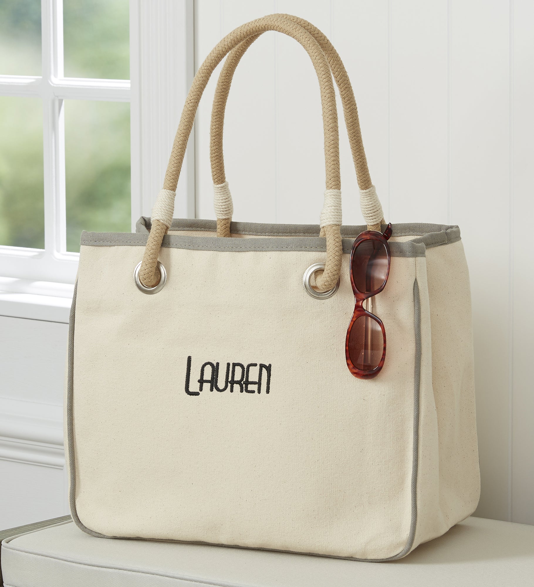 Personalized tote bags outlet leather