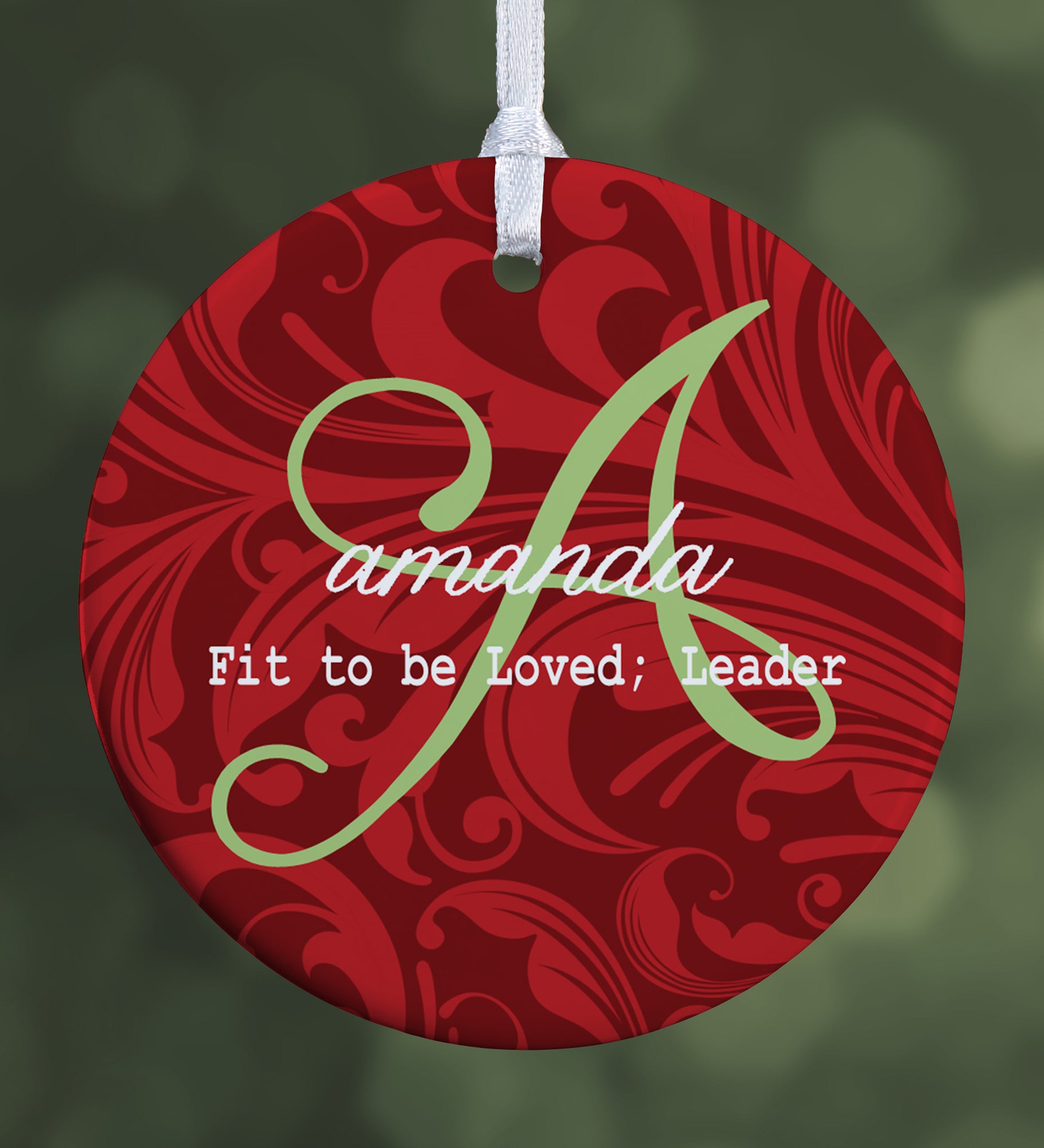Name Meaning Personalized Christmas Ornament