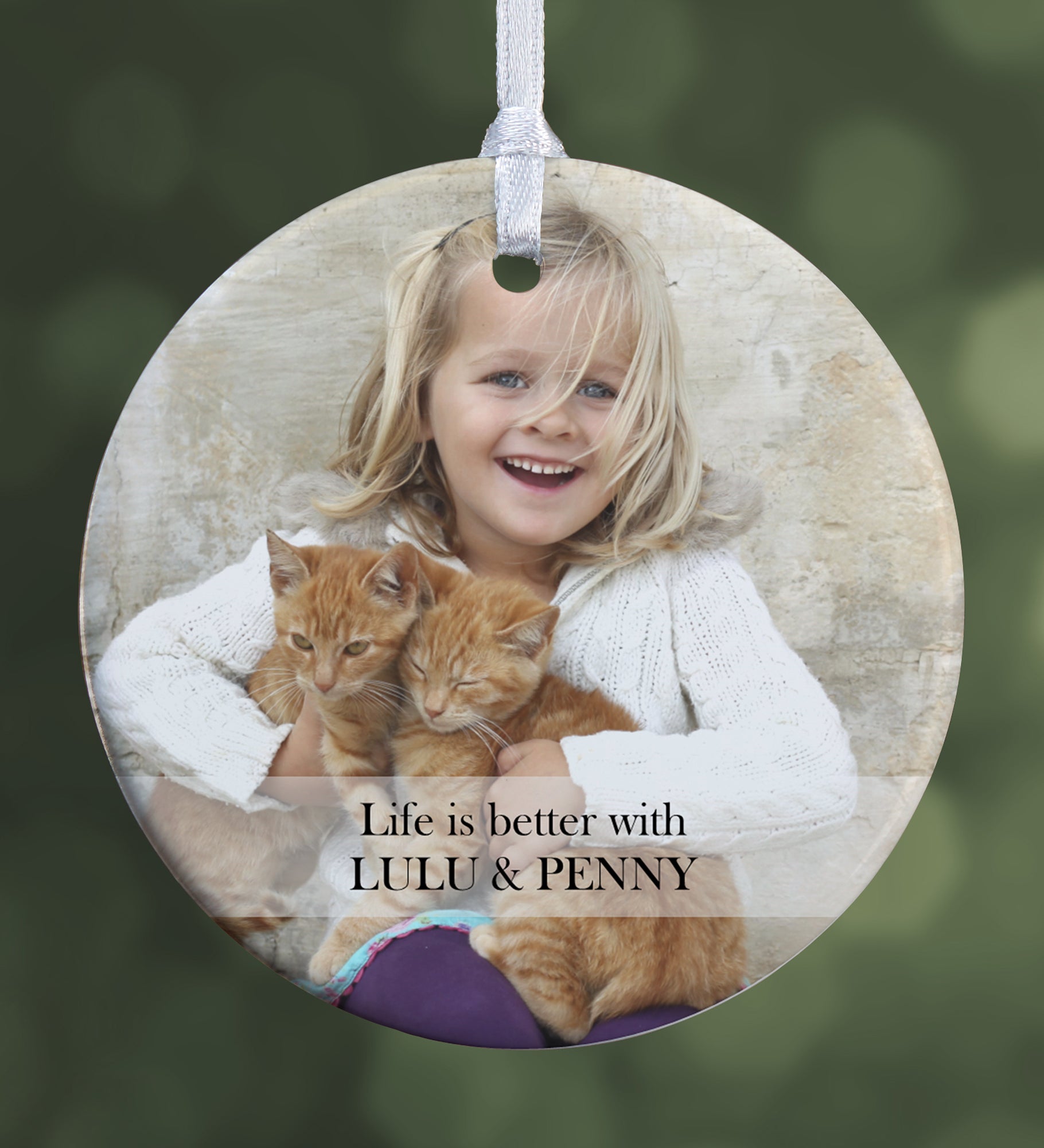 Pet Photo Memorial Personalized Ornament