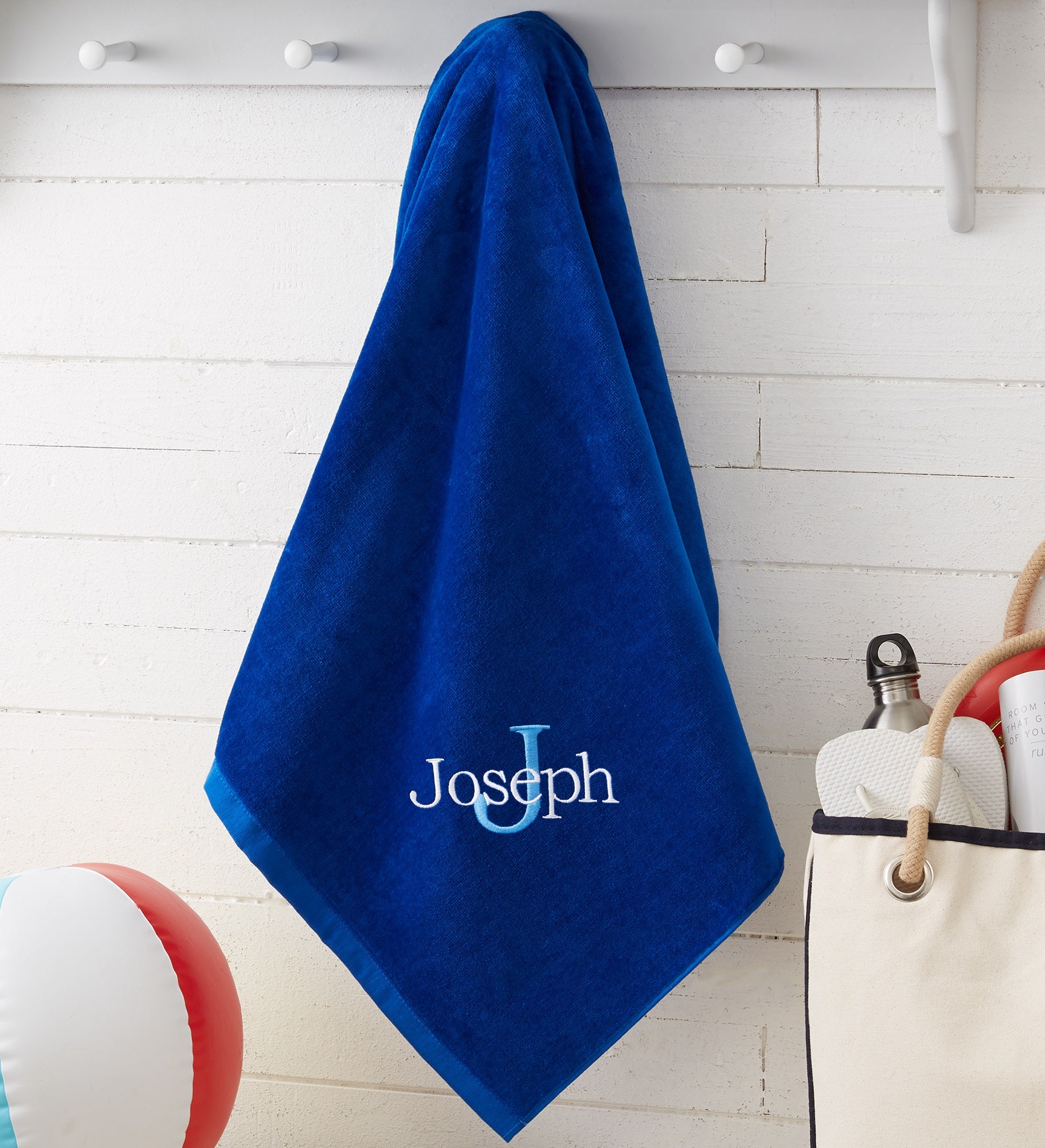 All About Me Embroidered Beach Towels