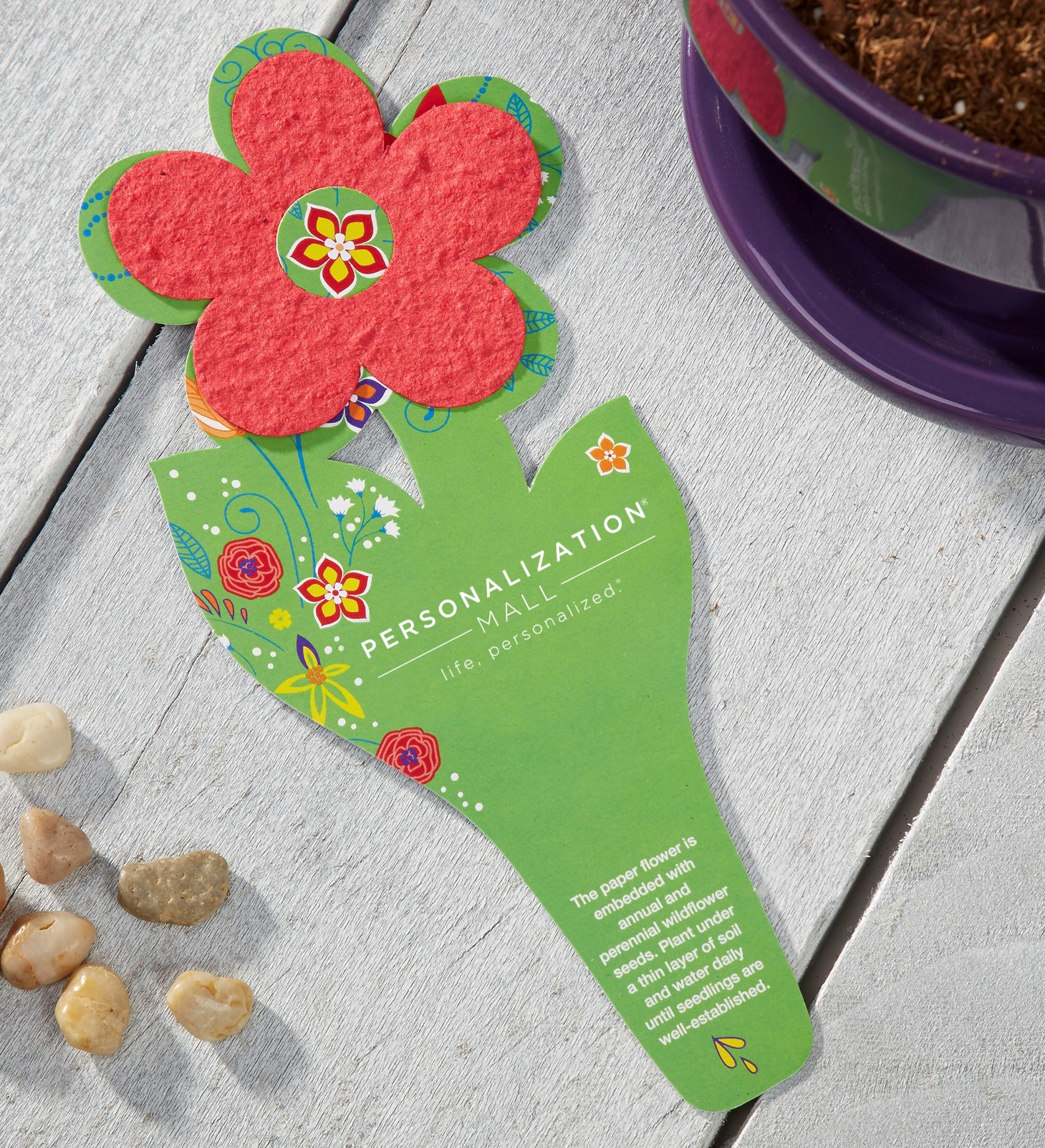 Wildflower Seeded Flower Card