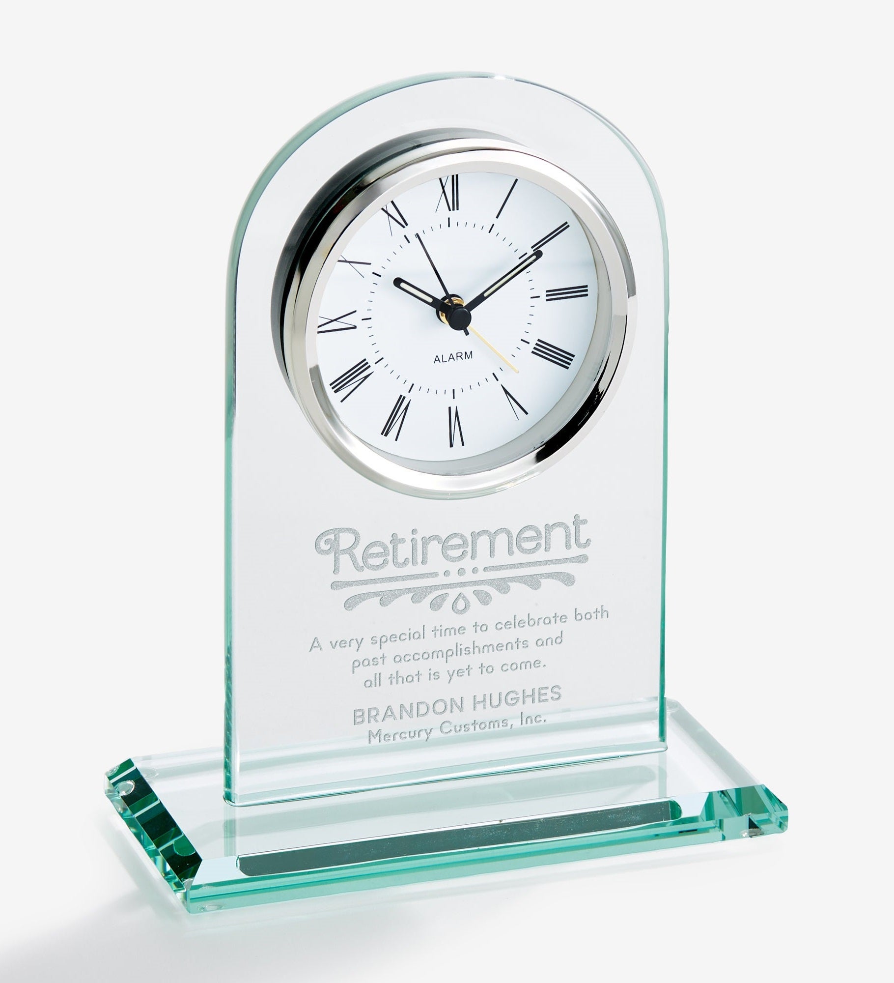Timeless Recognition Personalized Retirement Clock