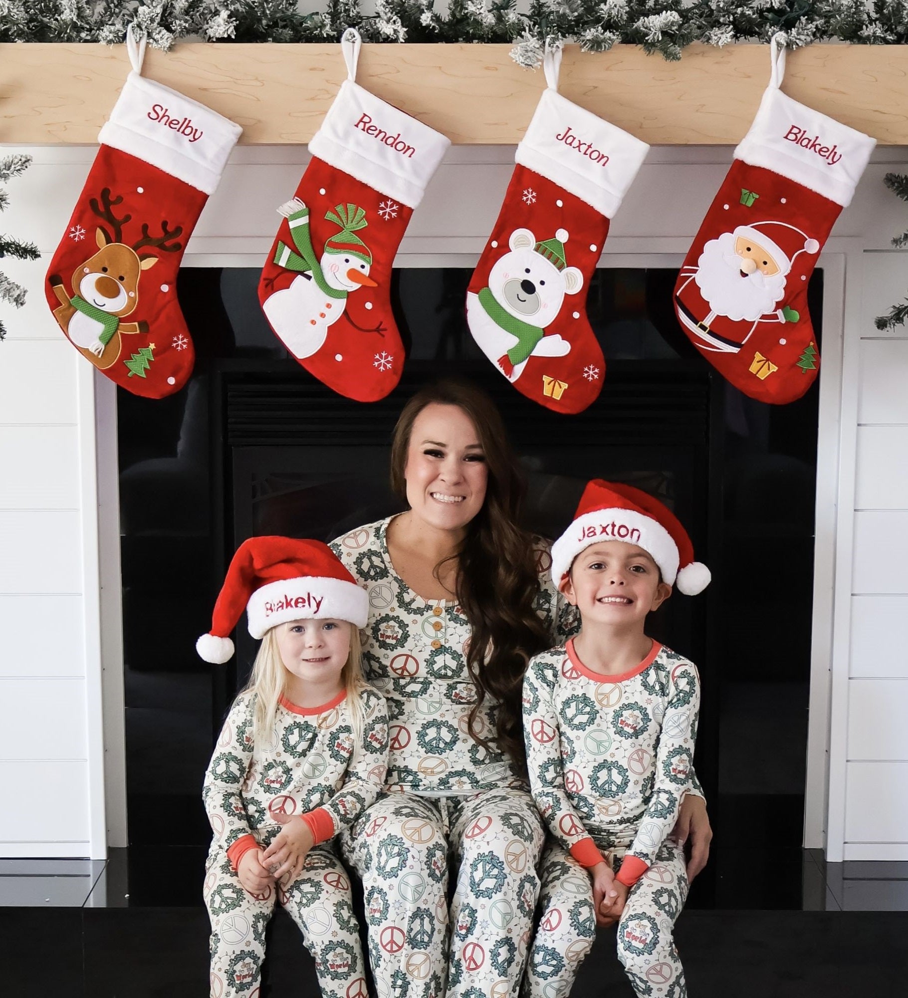 Santa Claus Lane Personalized Christmas Stockings