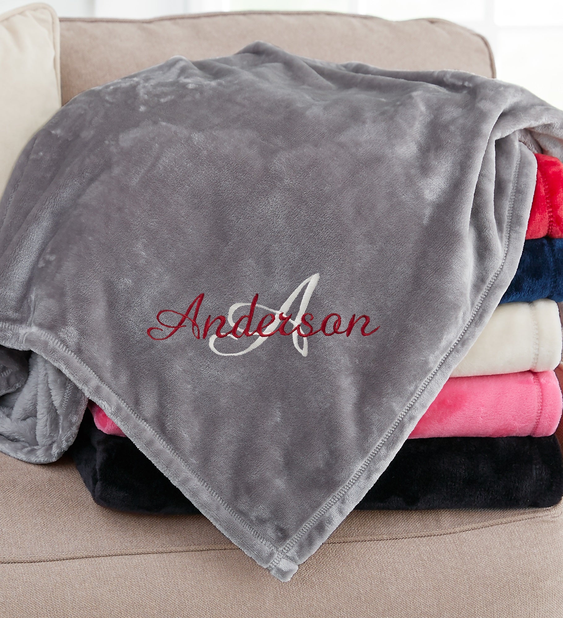 Initially Yours Personalized Fleece Blanket