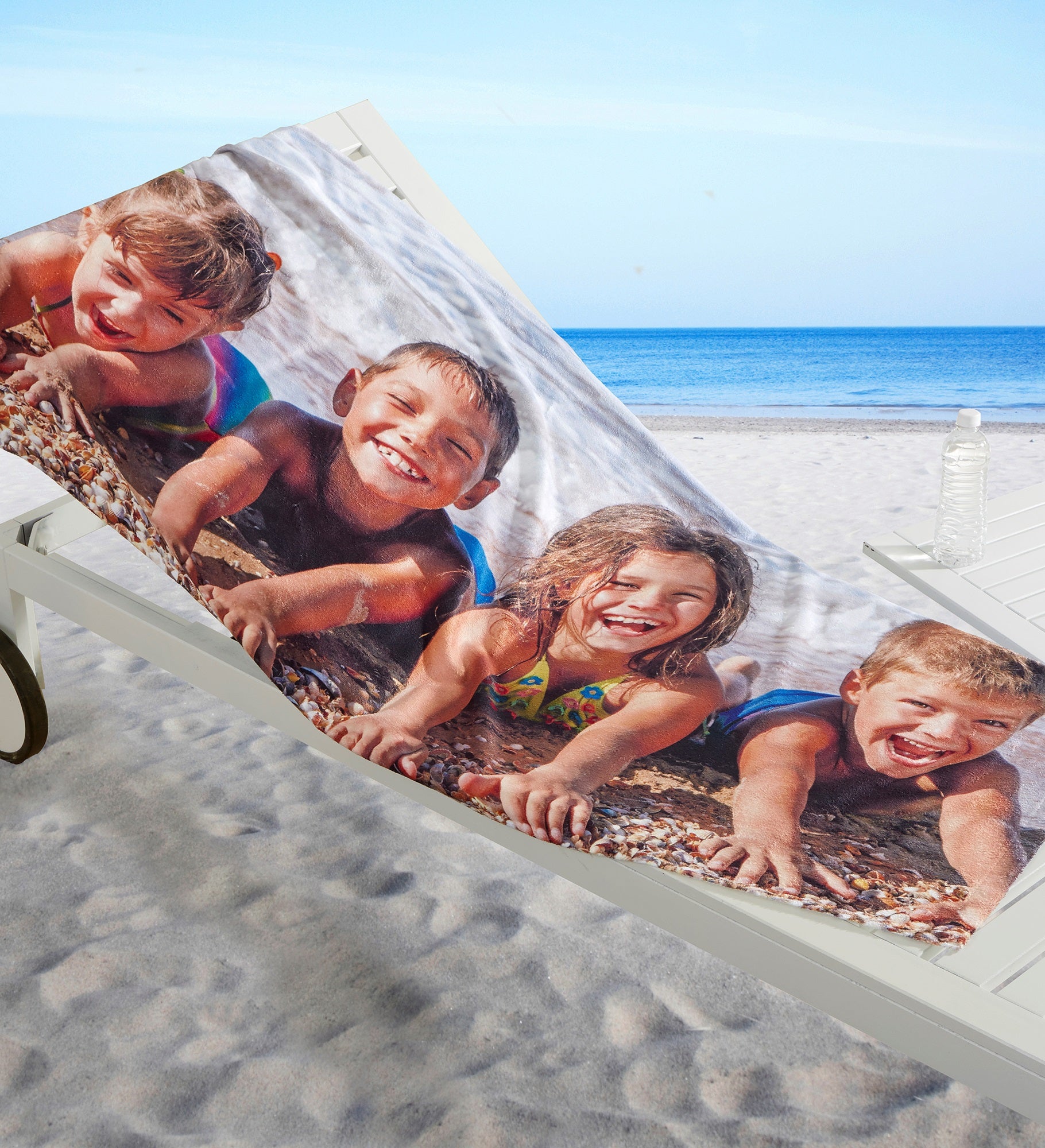 Photo Collage Personalized Beach Towel