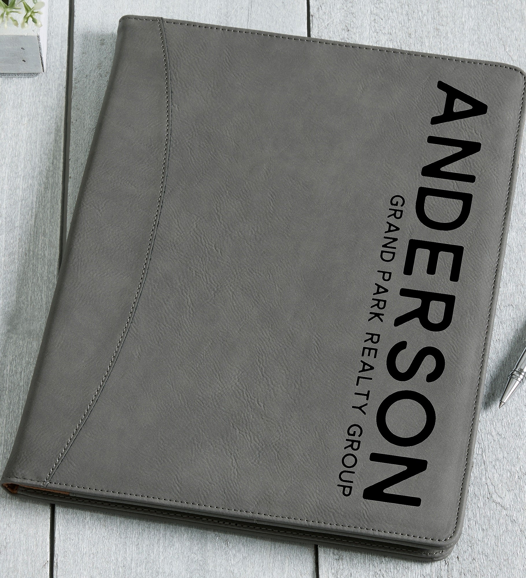 Bold Style Personalized Full Pad Portfolios