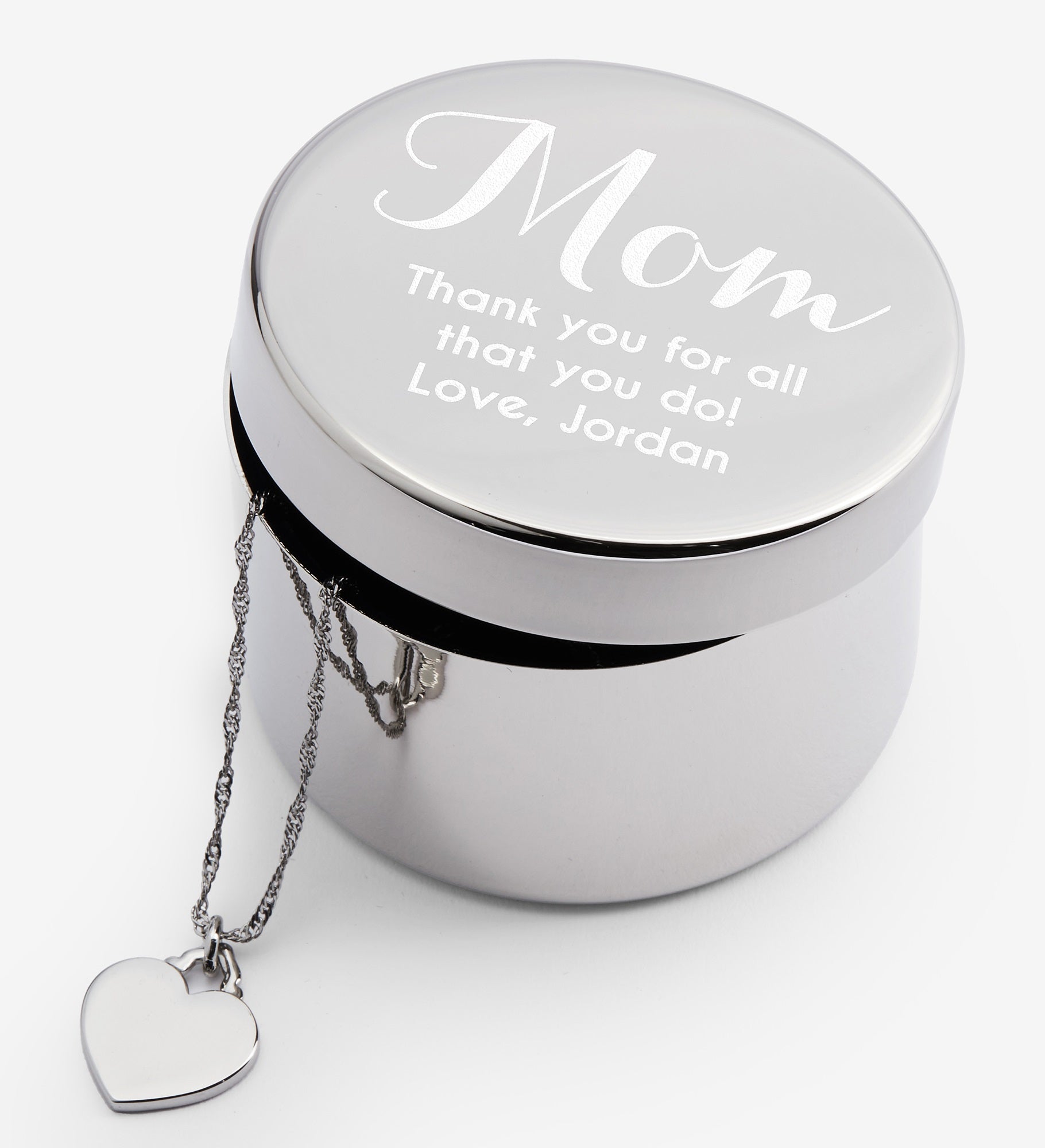 To My Mother Personalized Jewelry Box