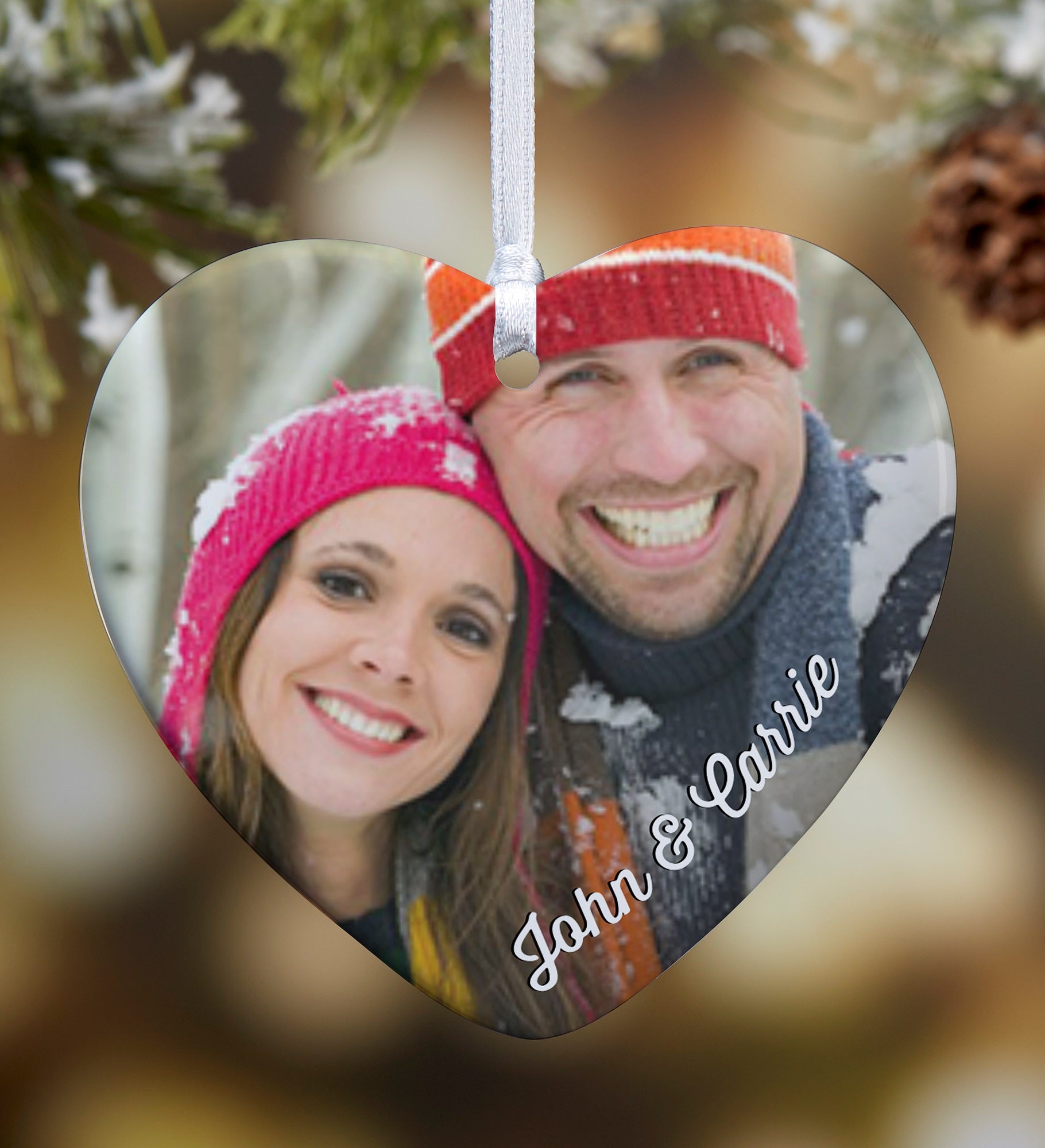 Precious Photo Personalized Heart Ornament
