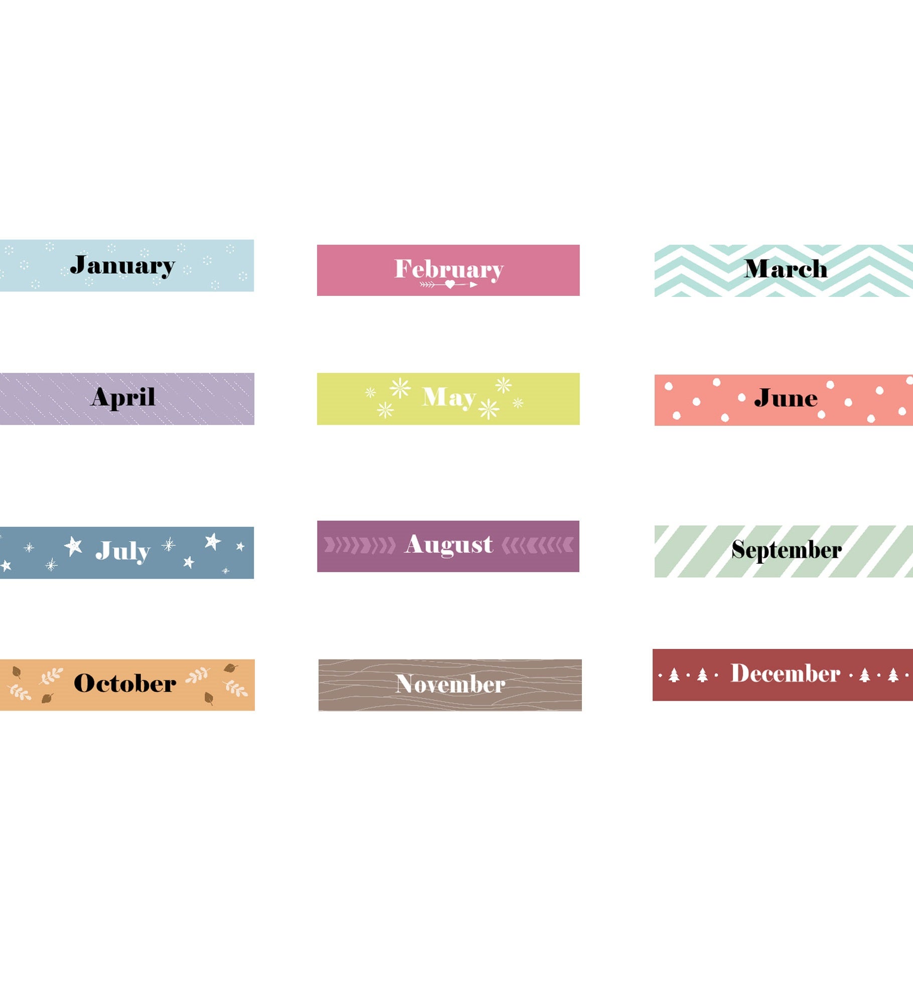 Through The Seasons Personalized Photo Wall Calendar