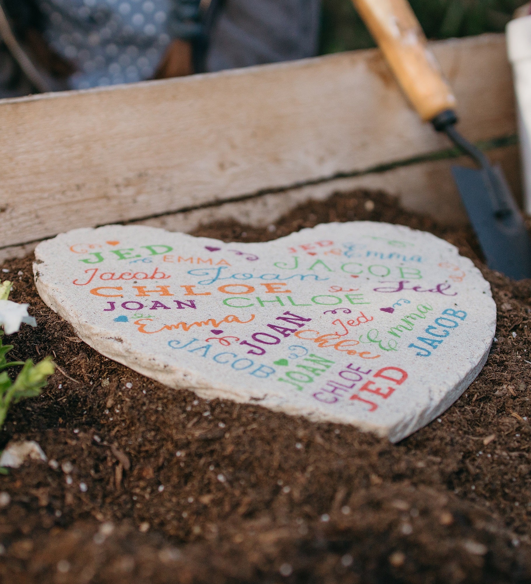 Close to Her Heart Personalized Garden Stone