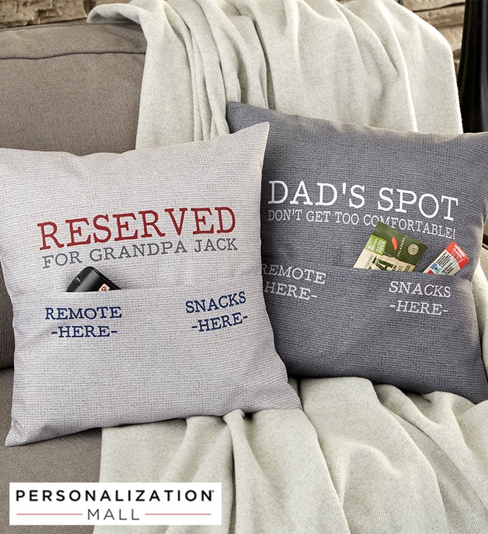 Personalized For Him Pocket Pillow