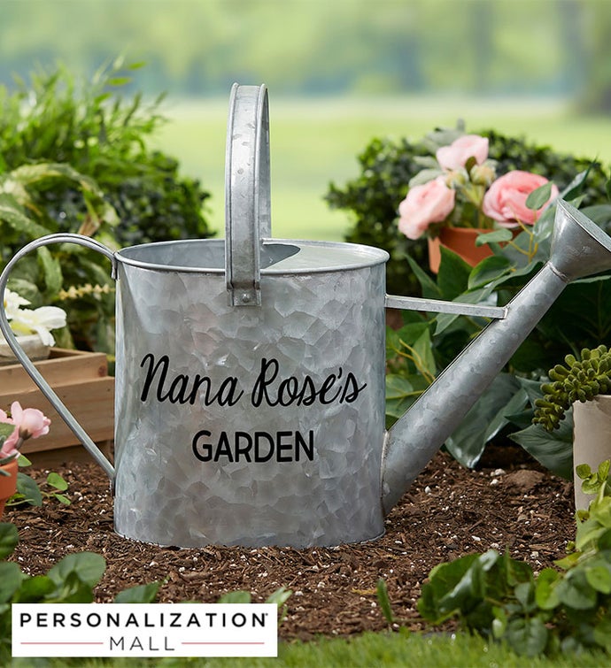 Galvanized Garden Personalized Watering Can
