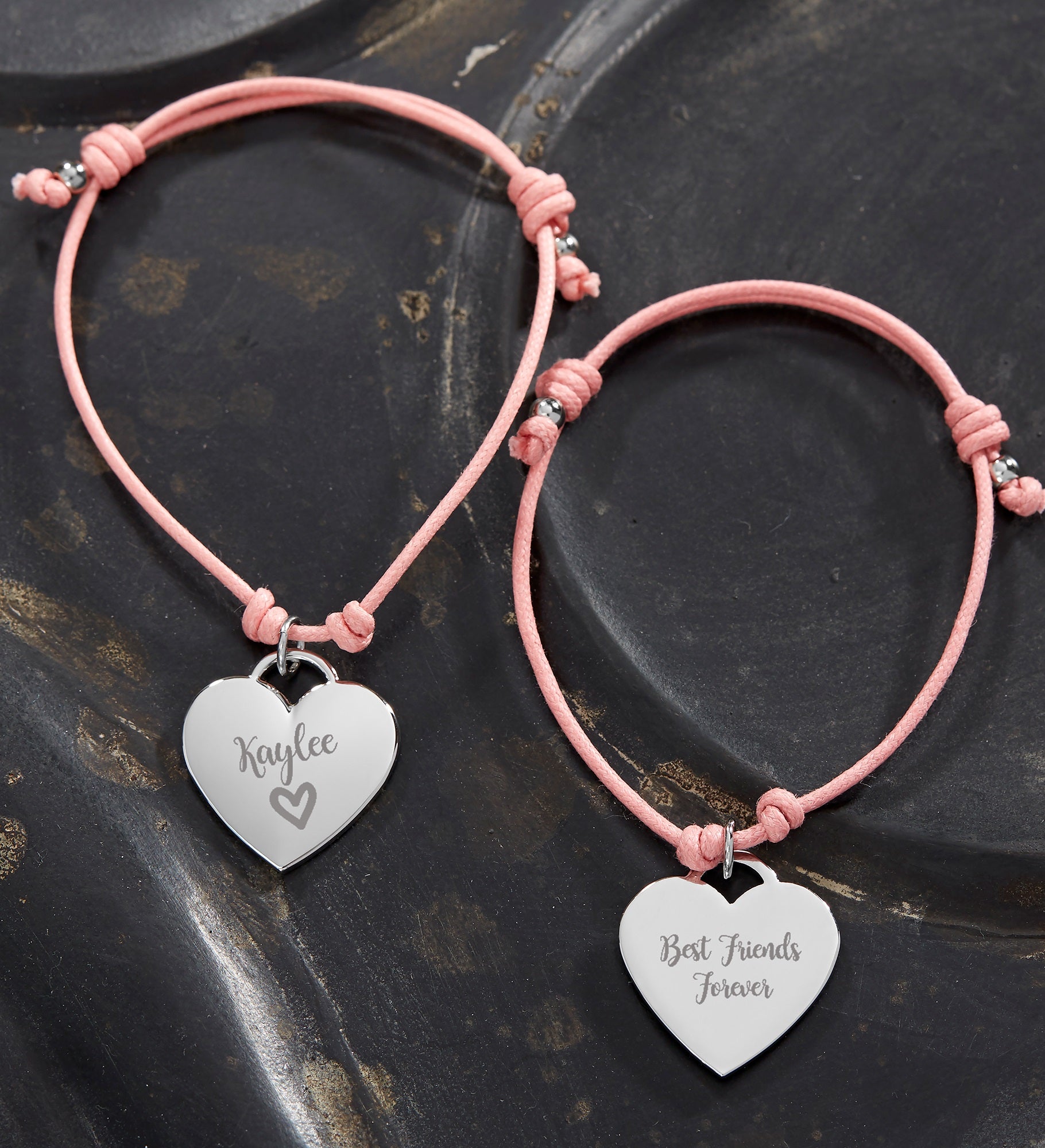 Personalized Sliding Knot Friendship Bracelet 