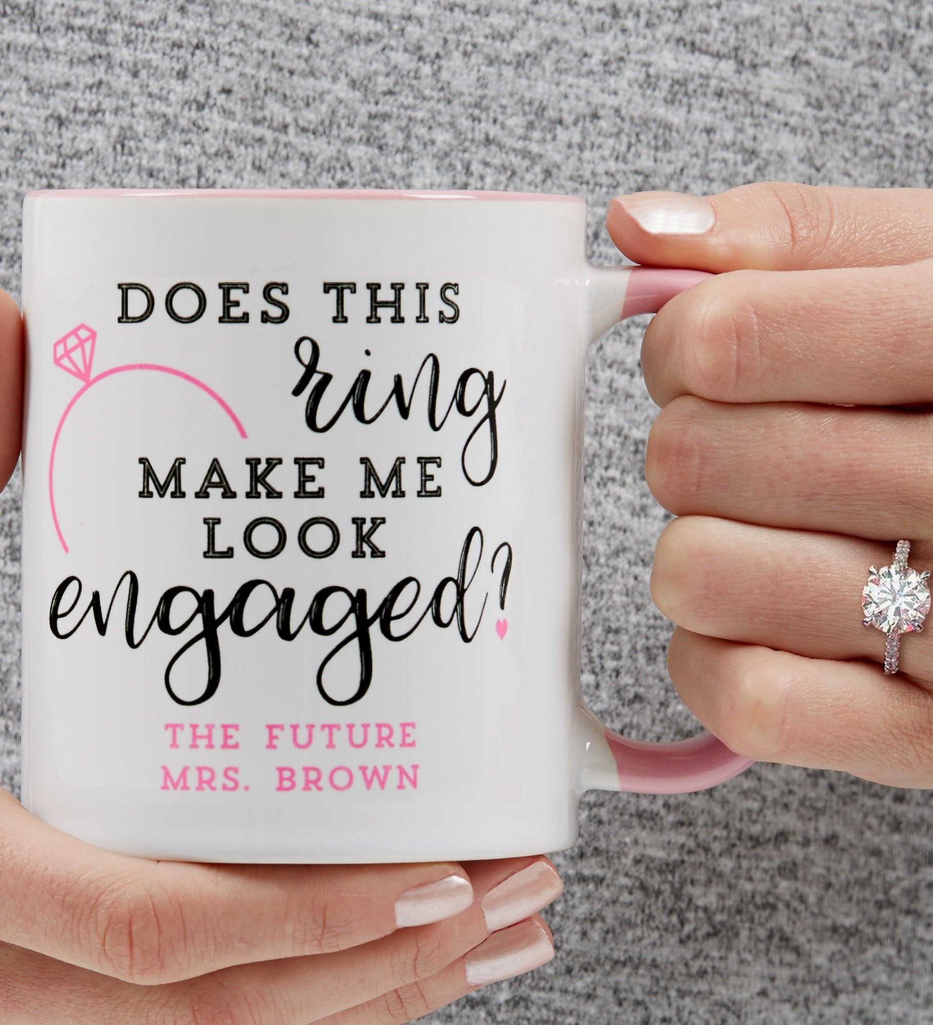 Do I Look Engaged? Personalized Coffee Mugs