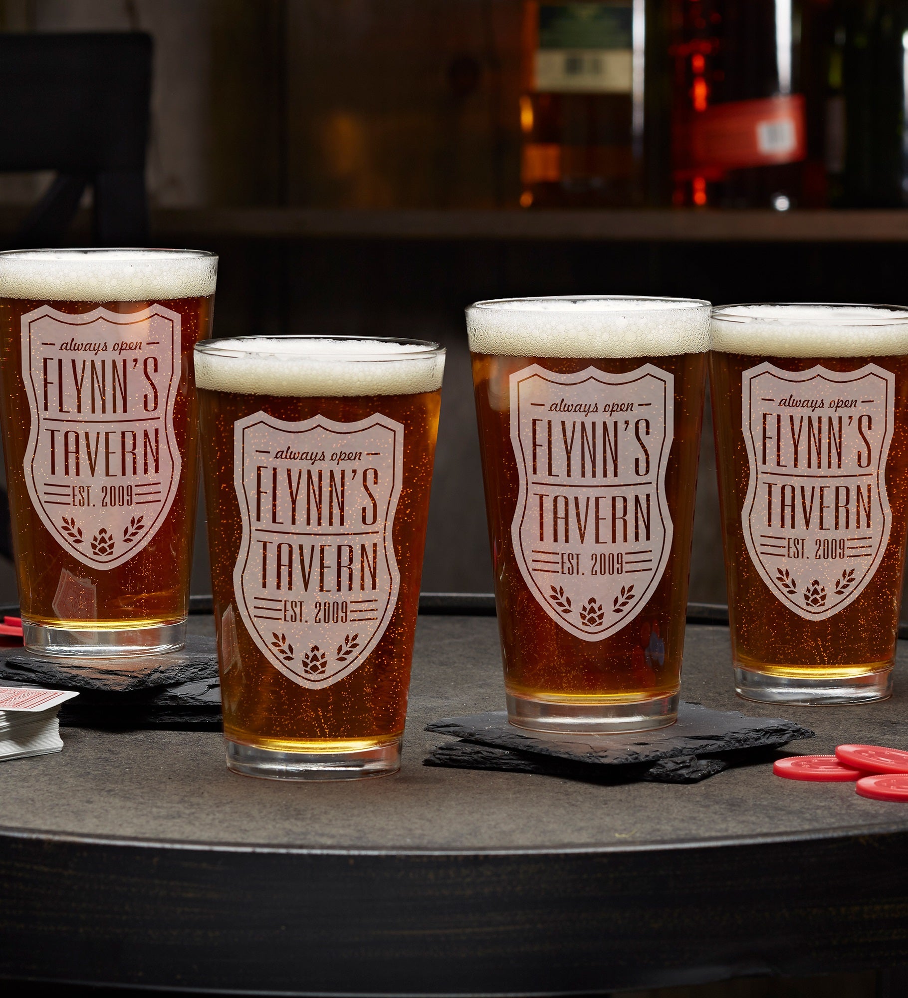 Beer Label Personalized Beer Pitcher &amp; Pint Glasses