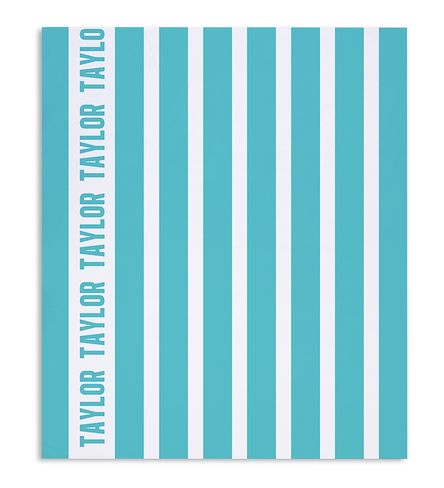 Classic Stripe Personalized Beach Blanket