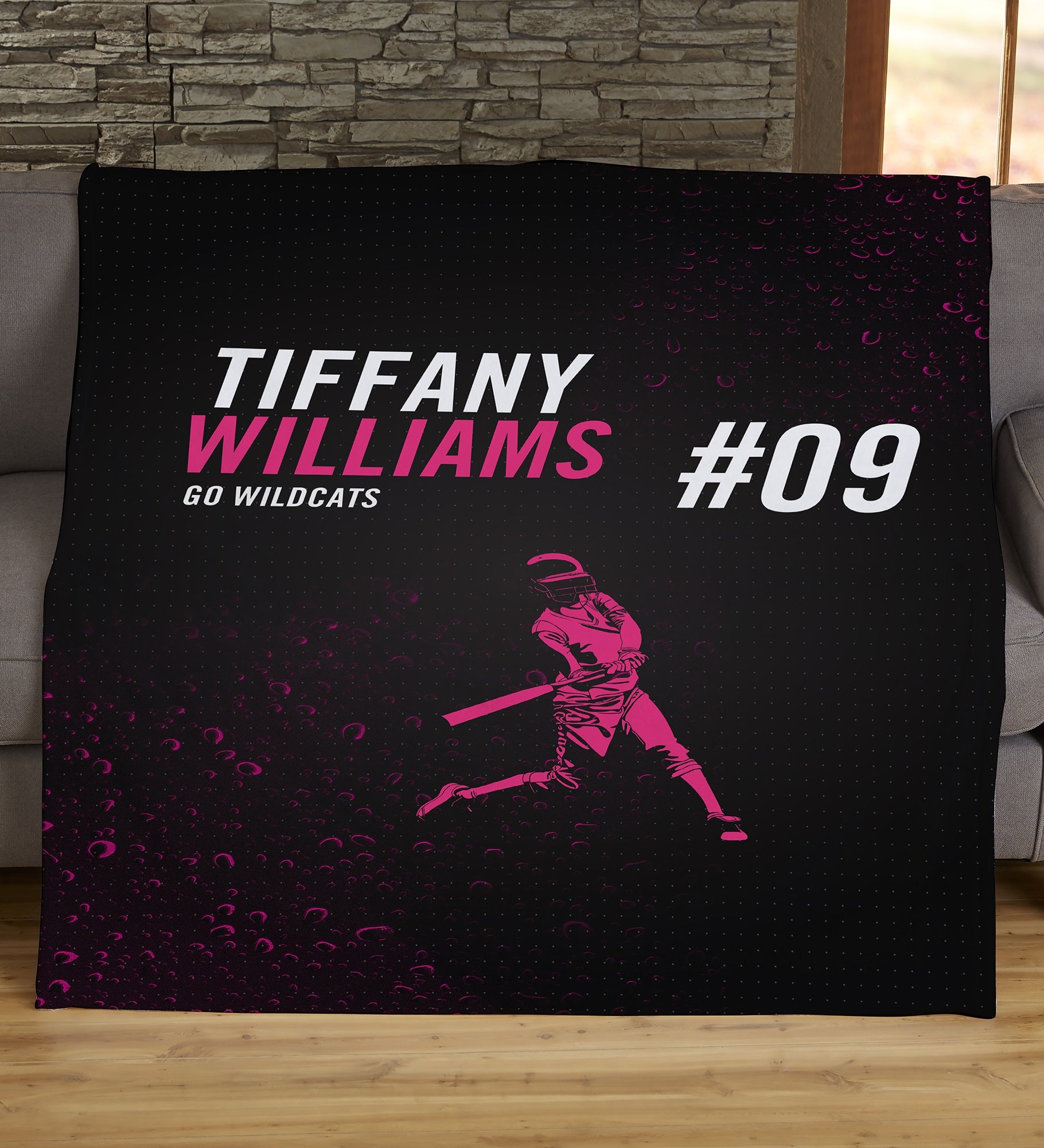 Sports Enthusiast Personalized Blanket