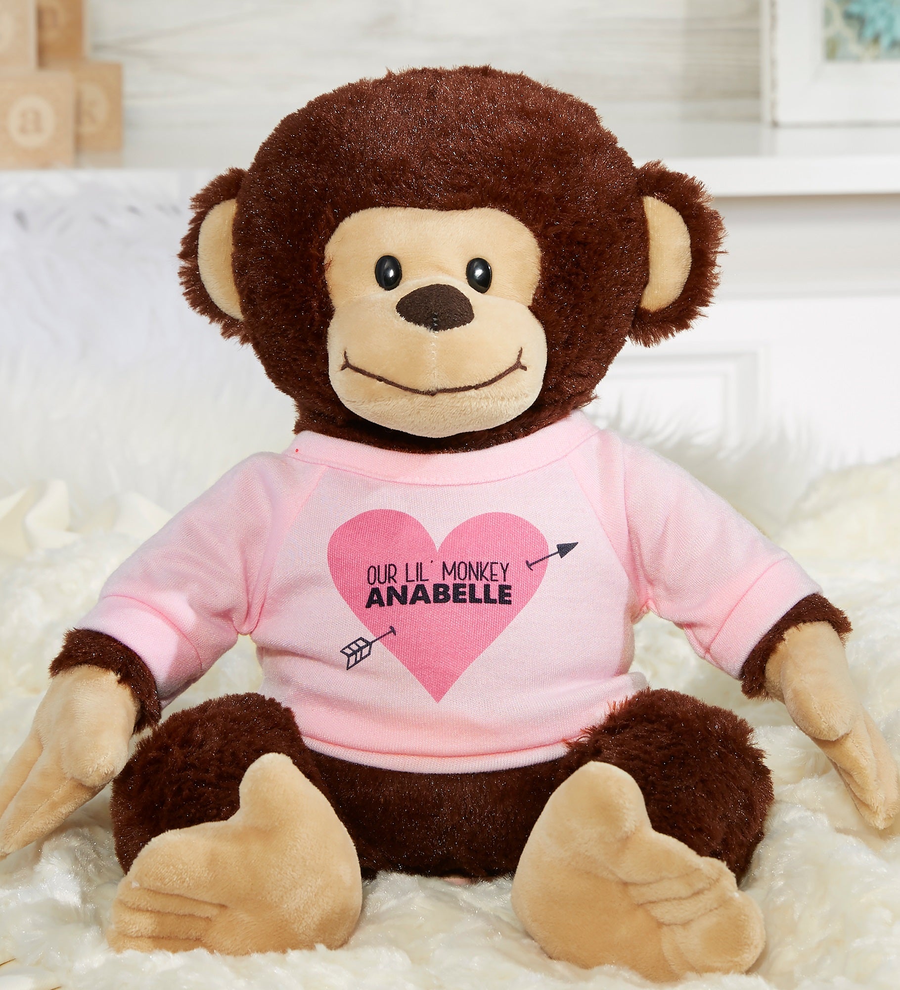 Lil' Monkey Personalized Plush Monkey