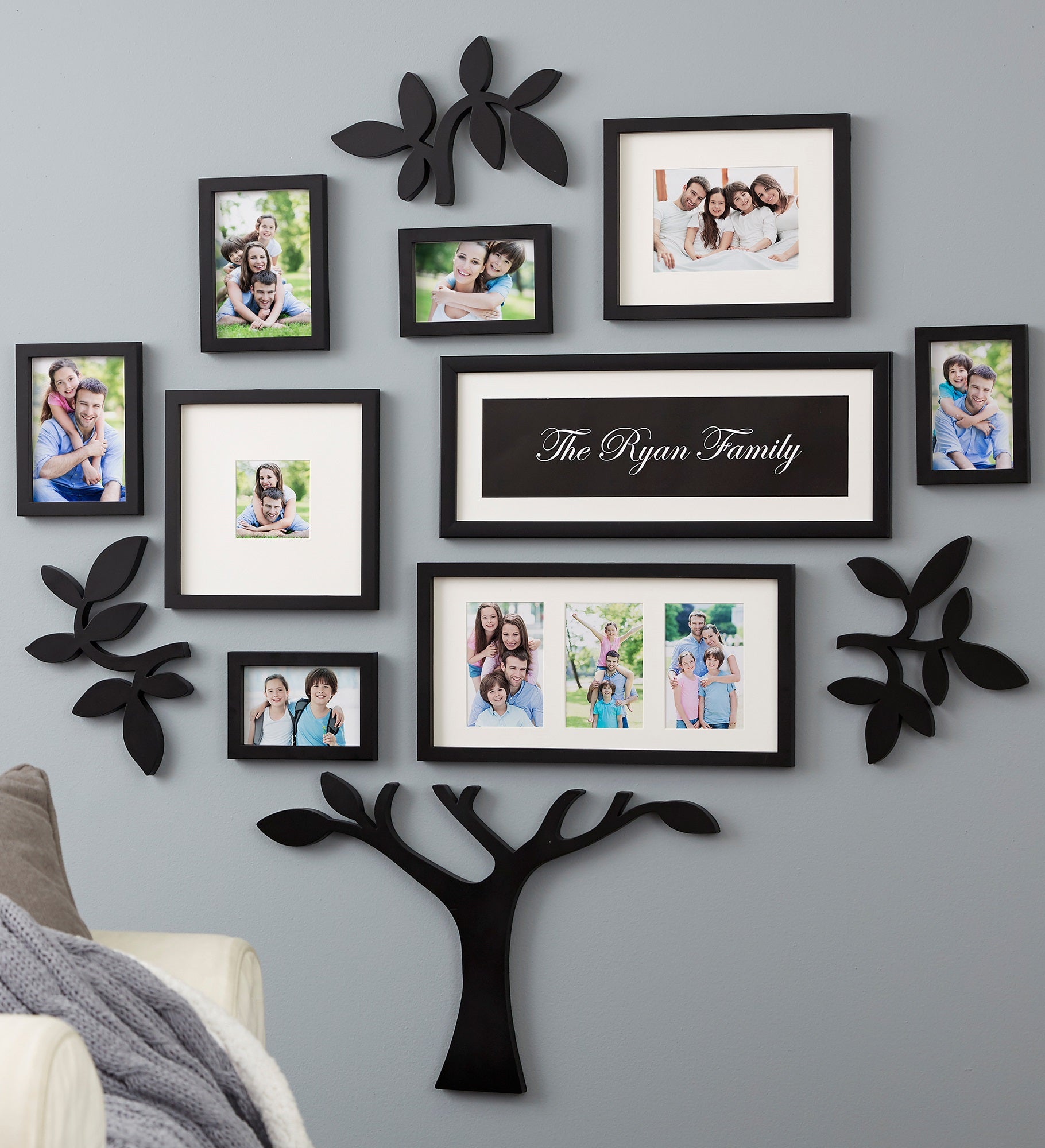 Wallverbs™ Our Family Personalized Picture Frame Photo Tree