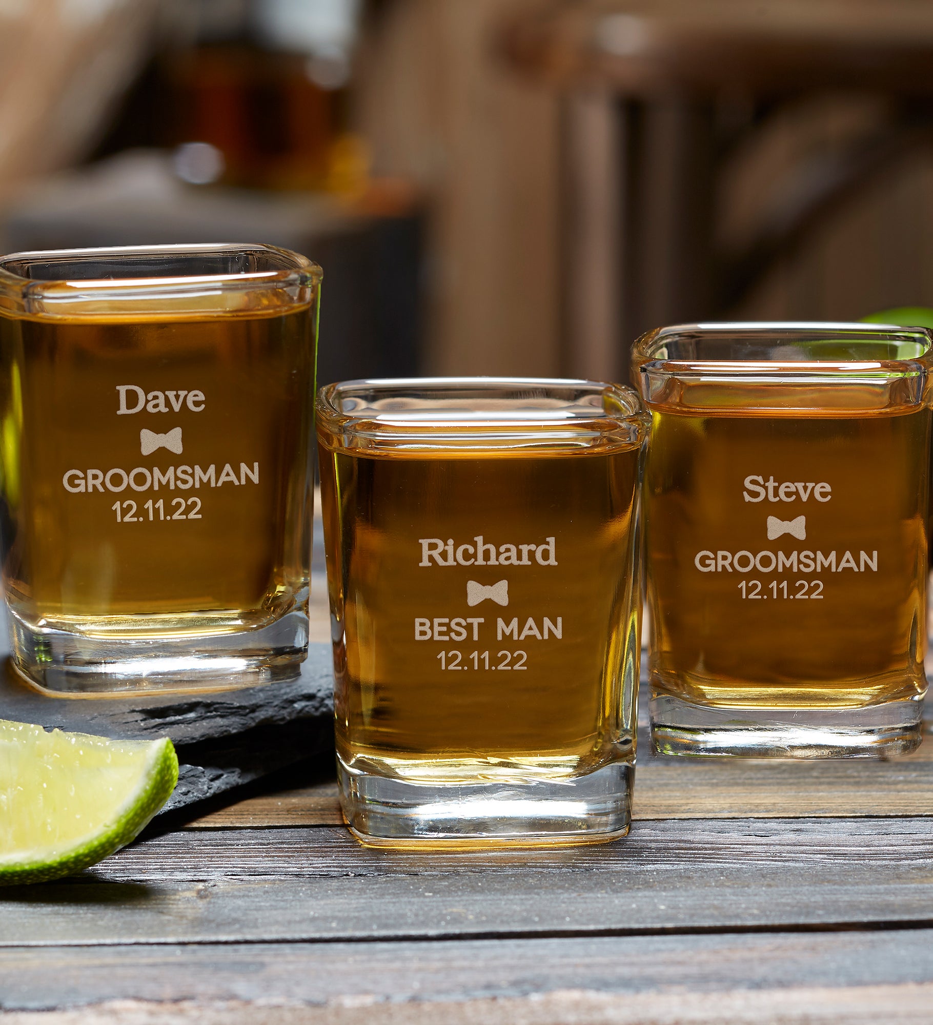 Groomsman Personalized Shot Glass