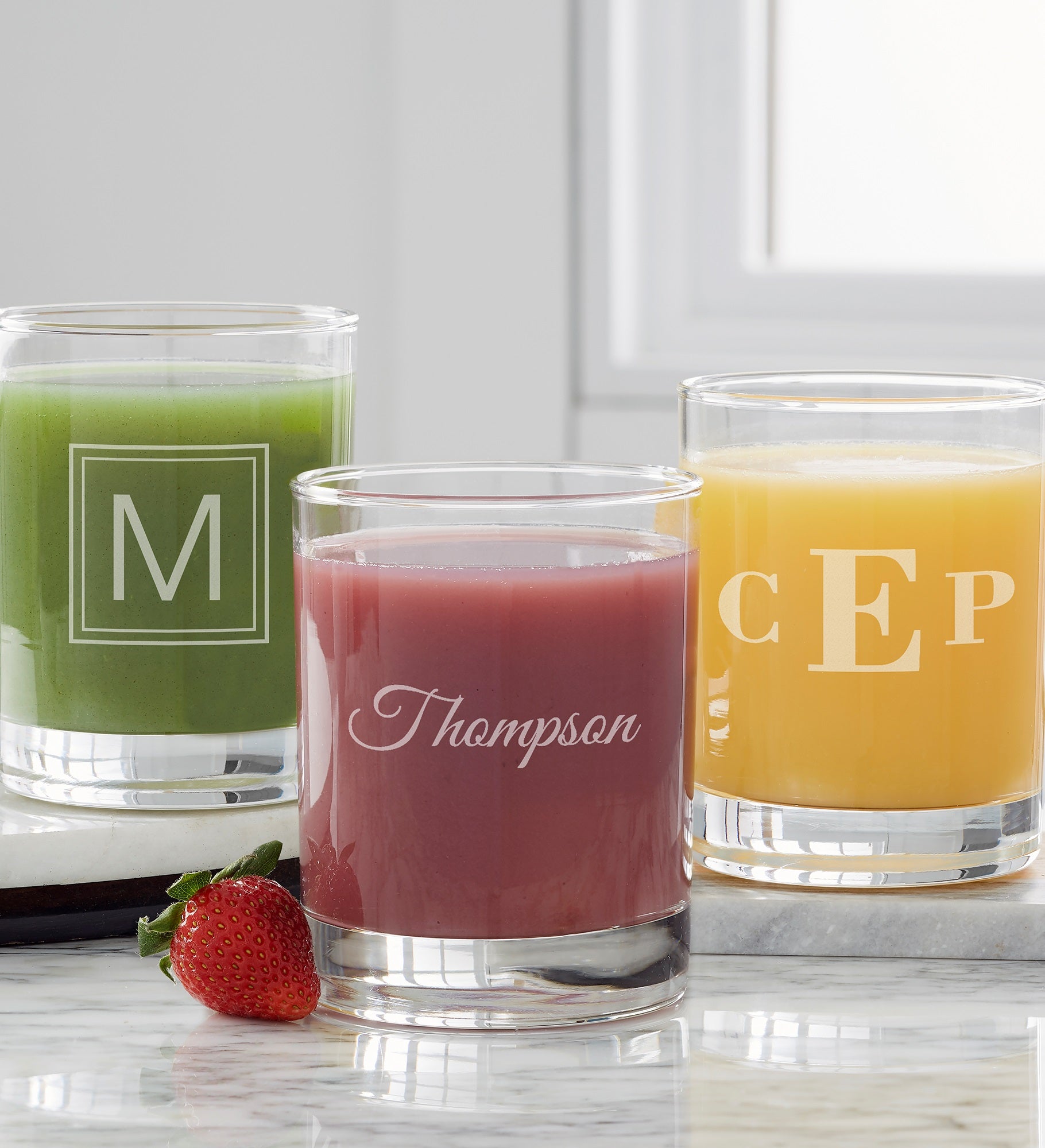 Classic Celebrations Etched Everyday Drinking Glasses