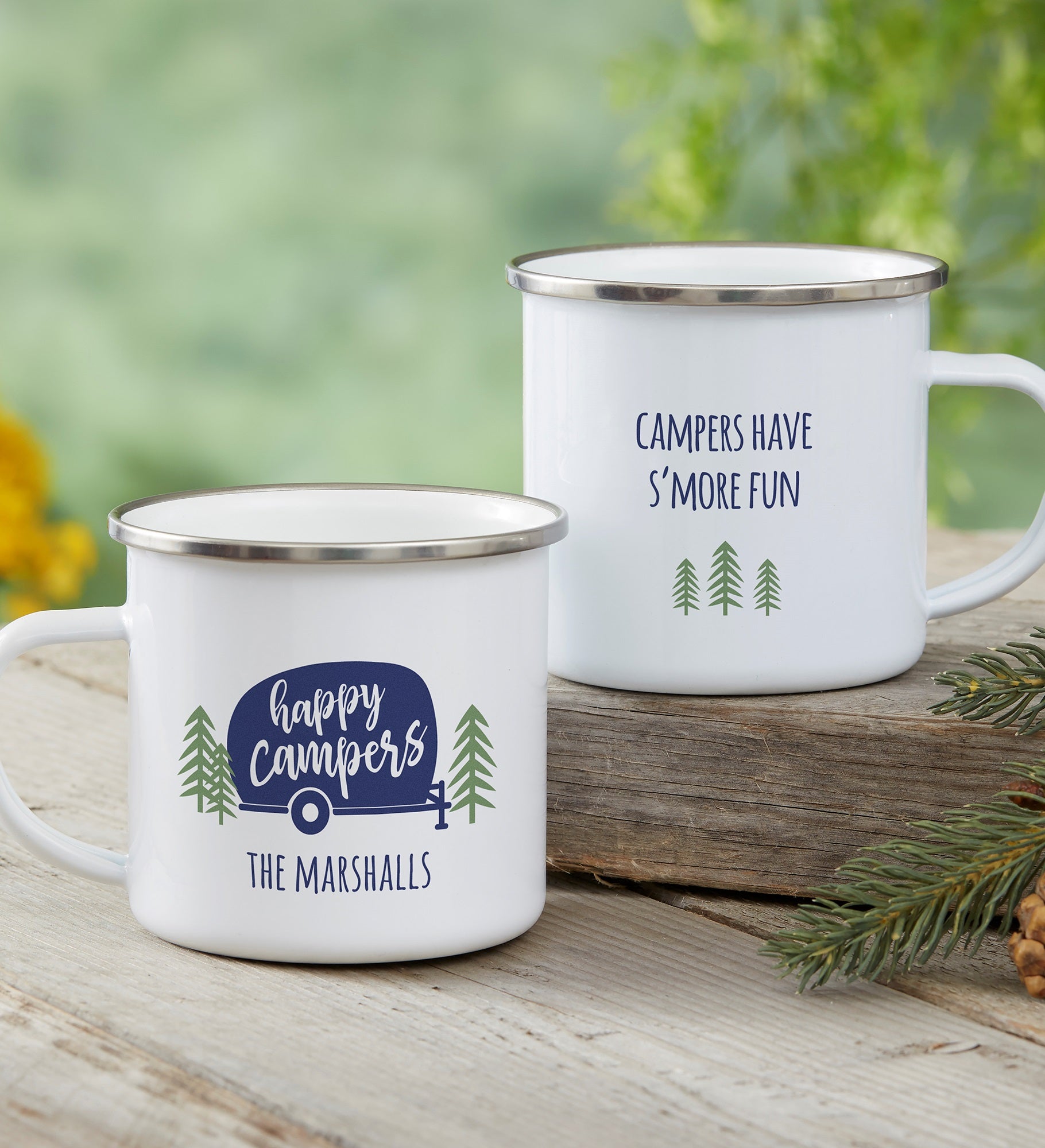 Happy Camper Personalized Camping Mug