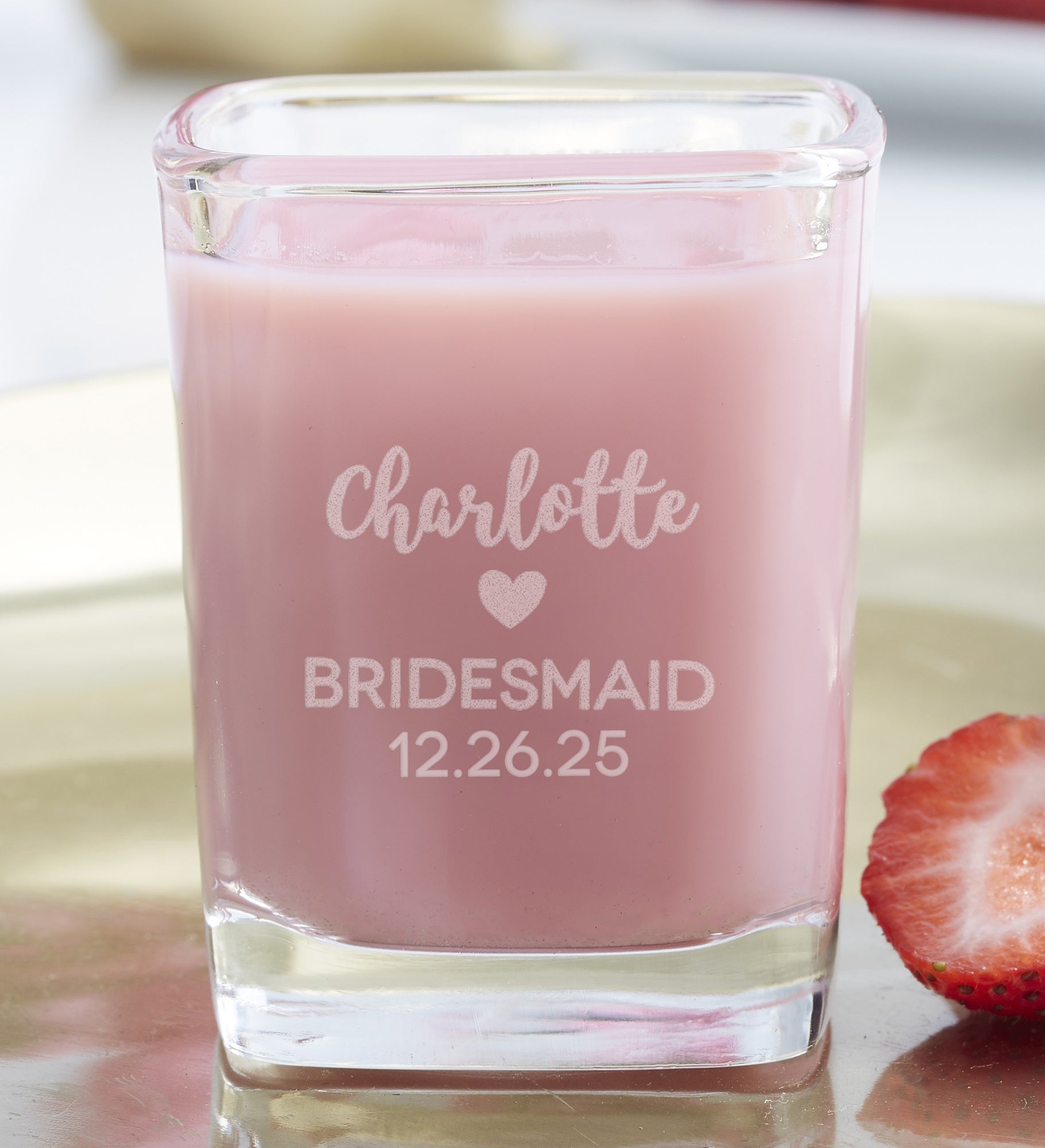 Bridesmaid Personalized Shot Glass