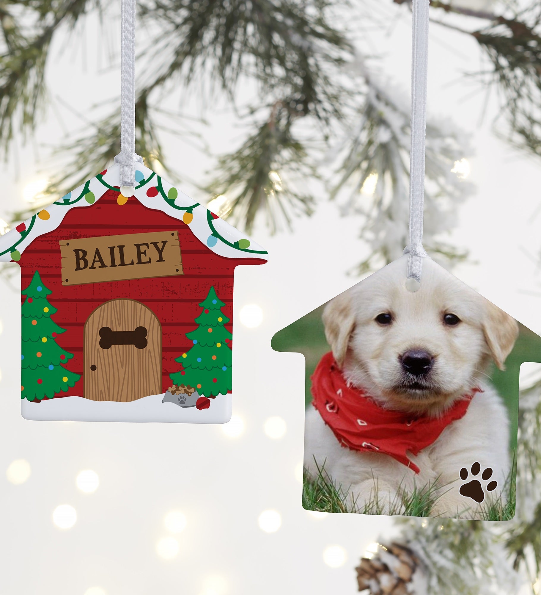 Good Dog! Personalized House Ornament