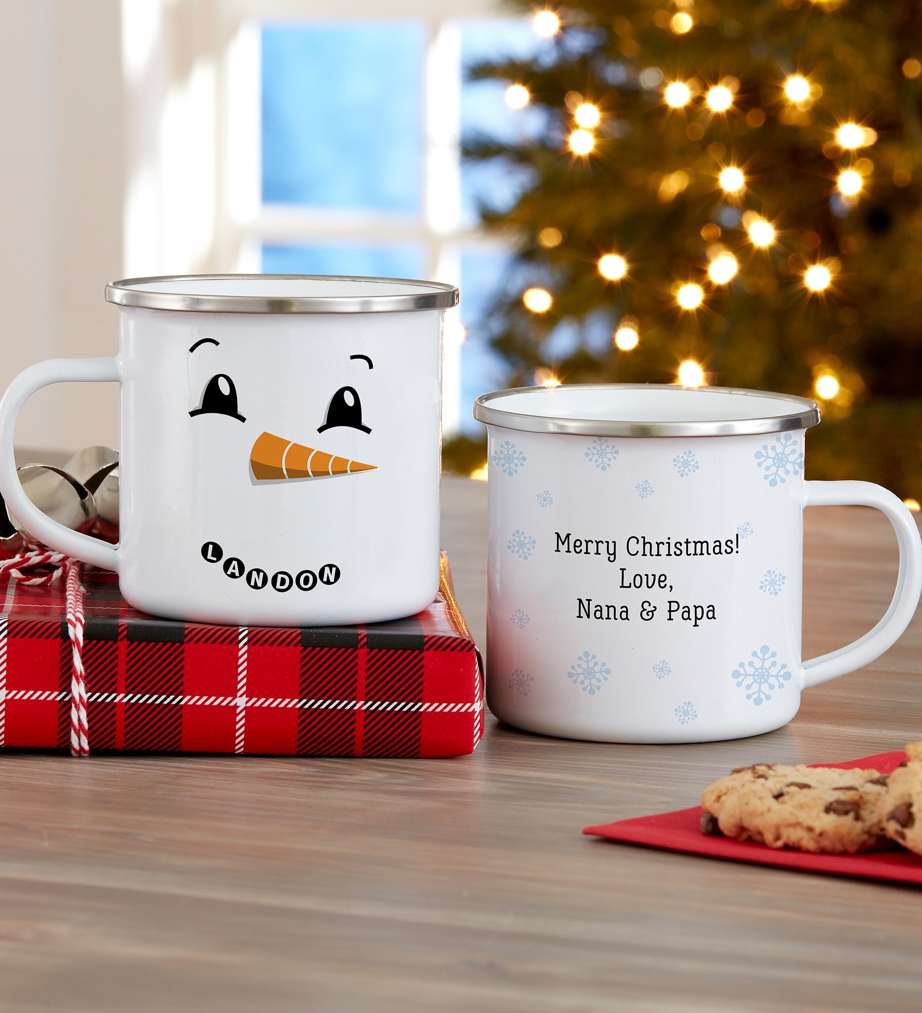 Snowman Character Personalized Camp Mug