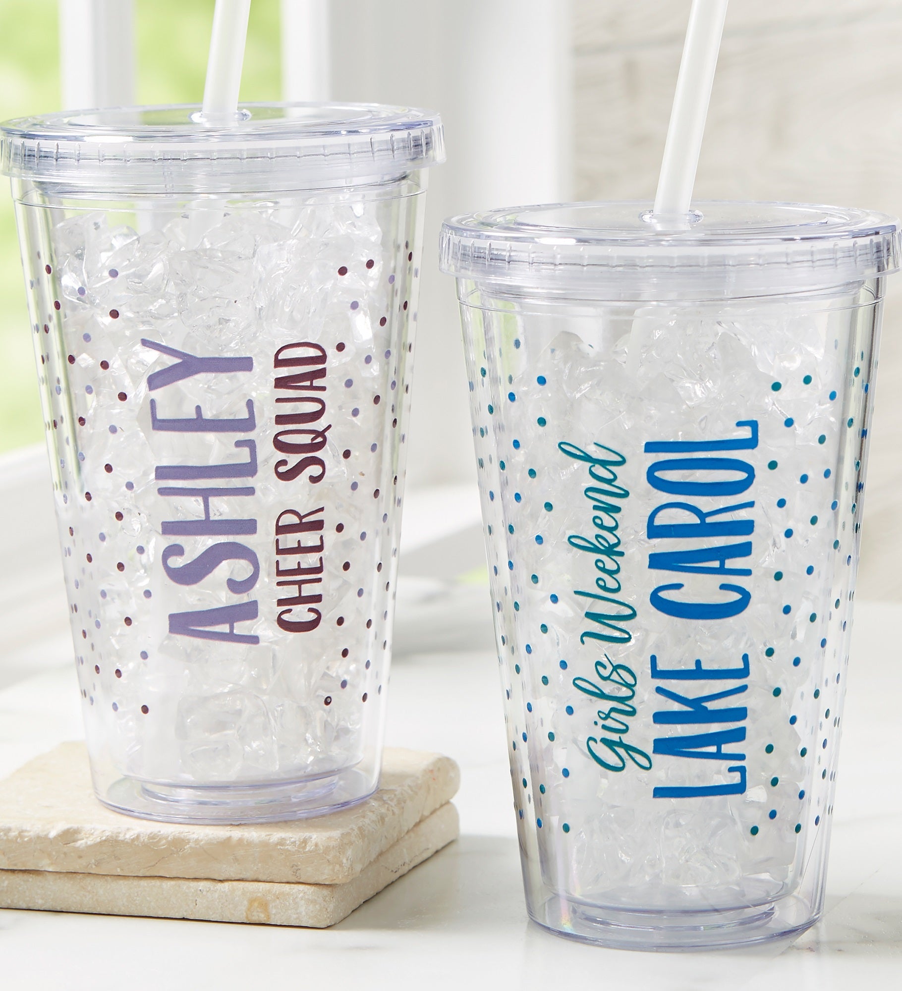 Any Message Personalized 17 oz. Acrylic Insulated Tumbler