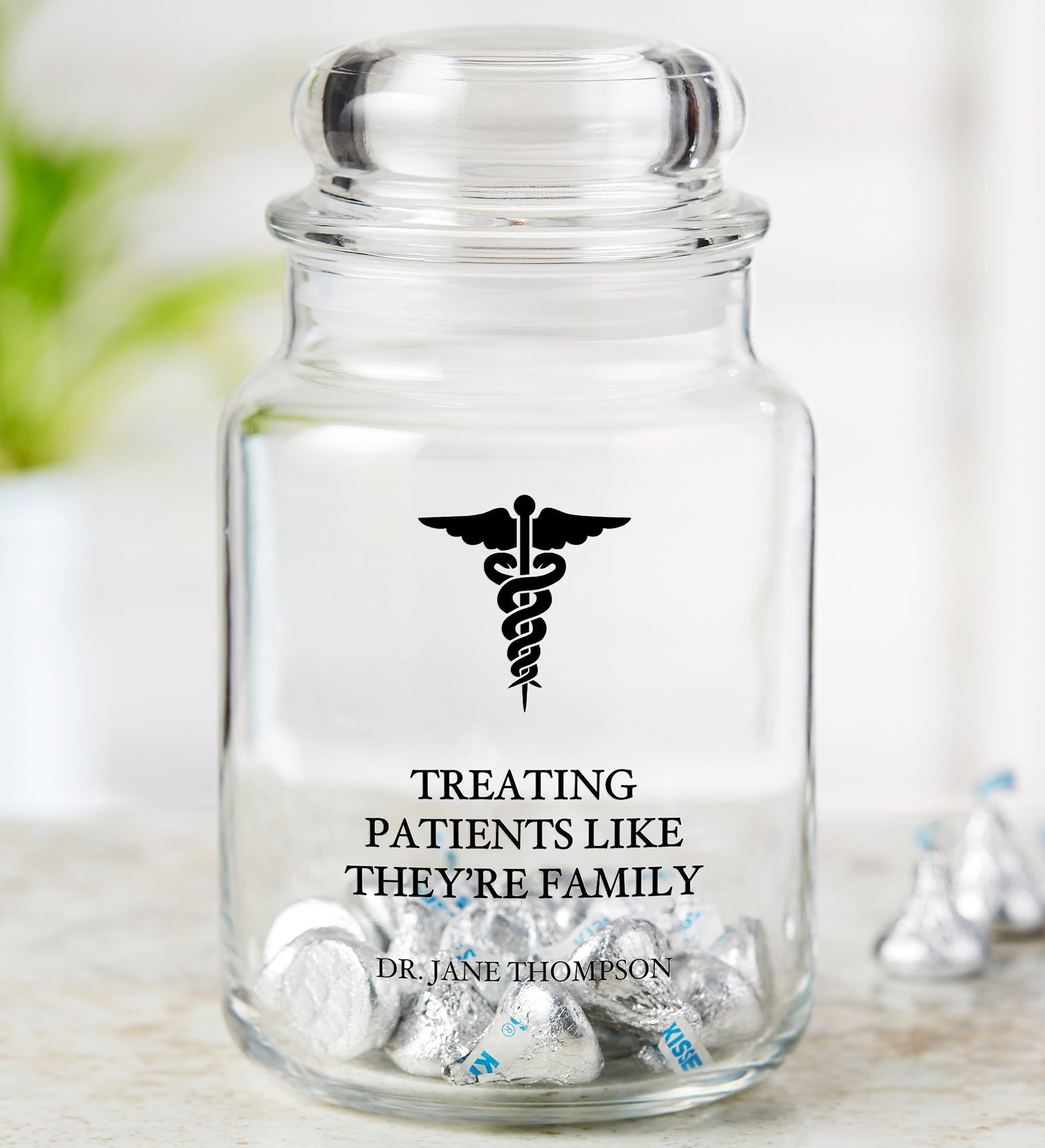 Medical Office Personalized Treat Jar