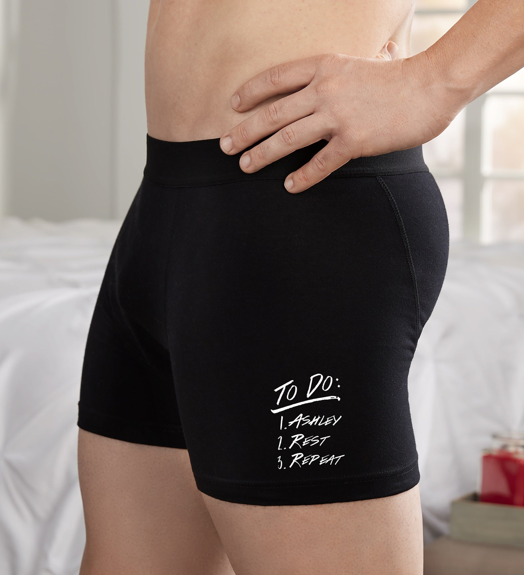 To Do List: Personalized Boxer Briefs