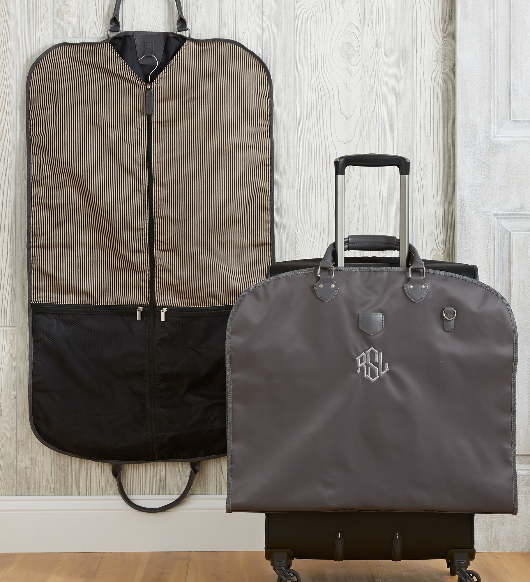 Water Resistant Embroidered Garment Bag