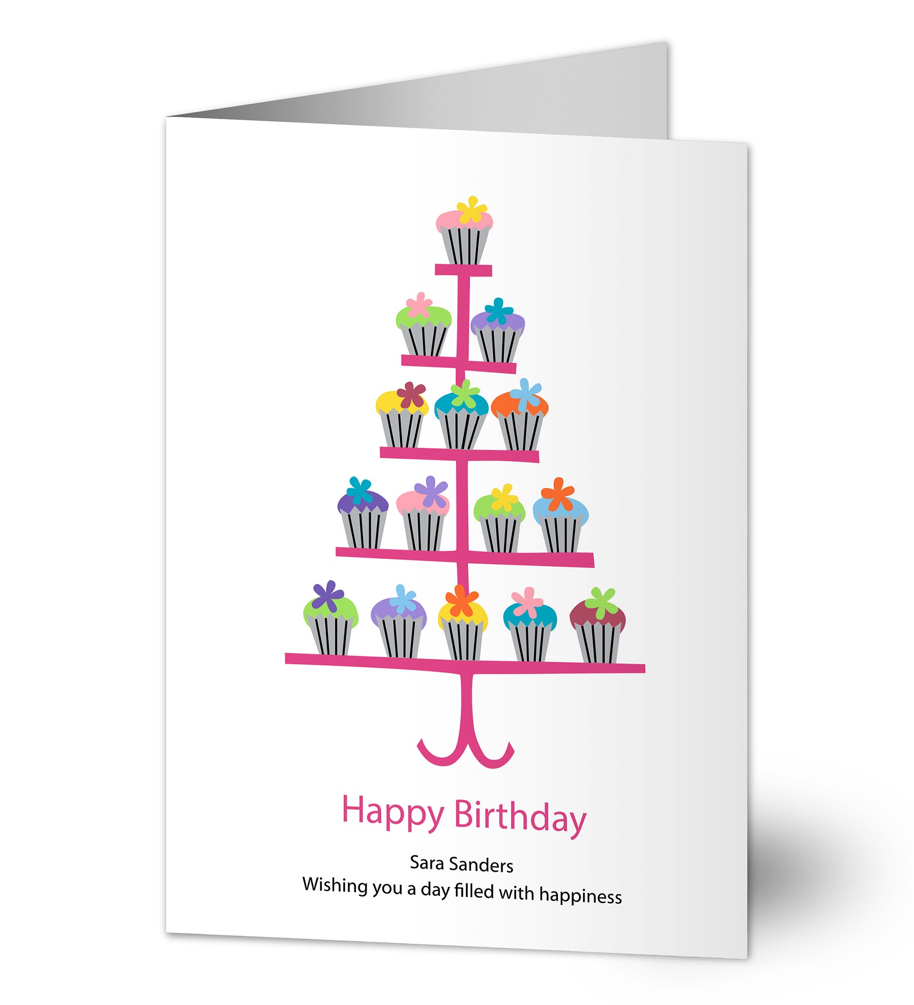 Birthday Cupcakes Greeting Card