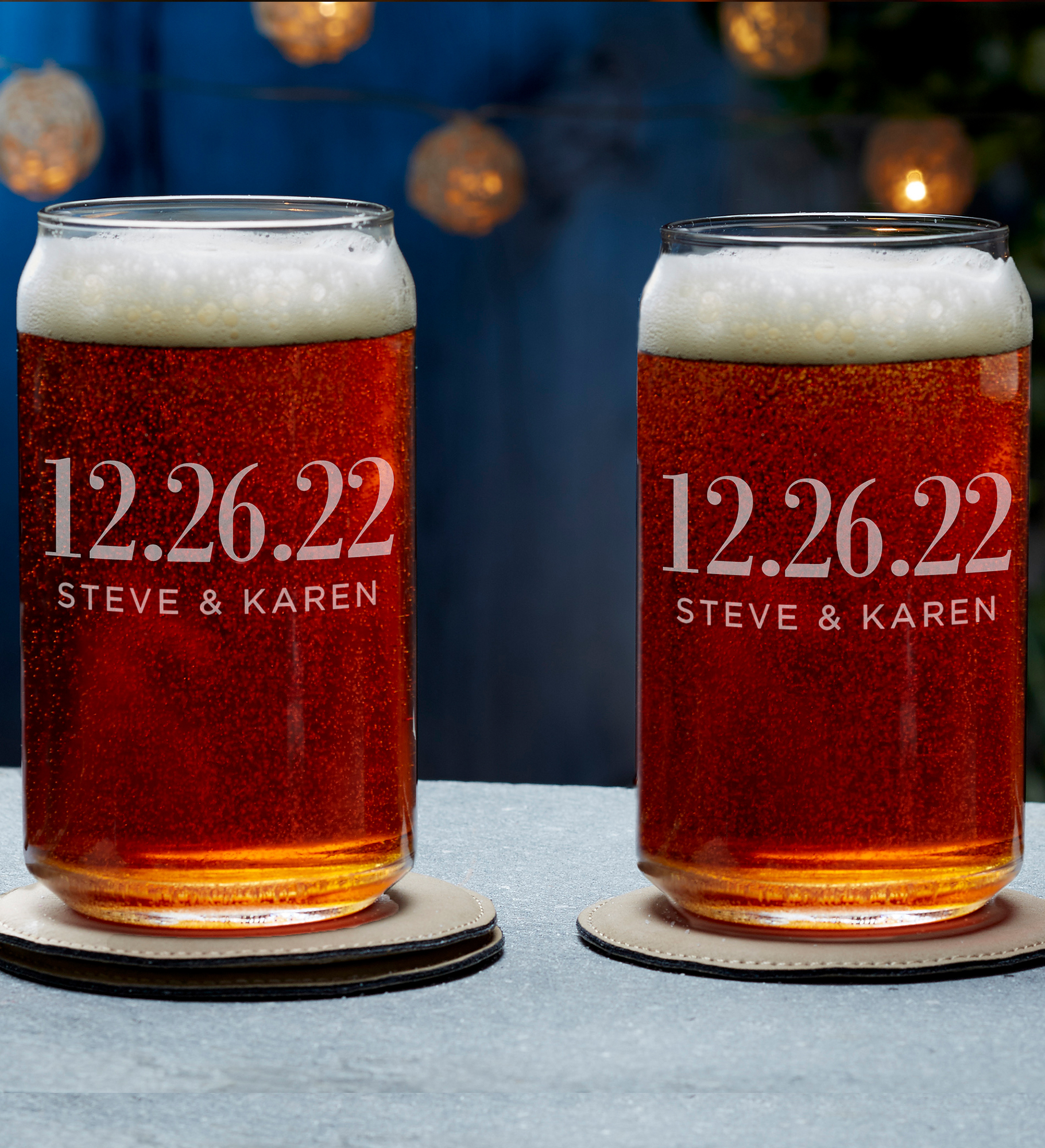 The Big Day Personalized Wedding Favor Glasses