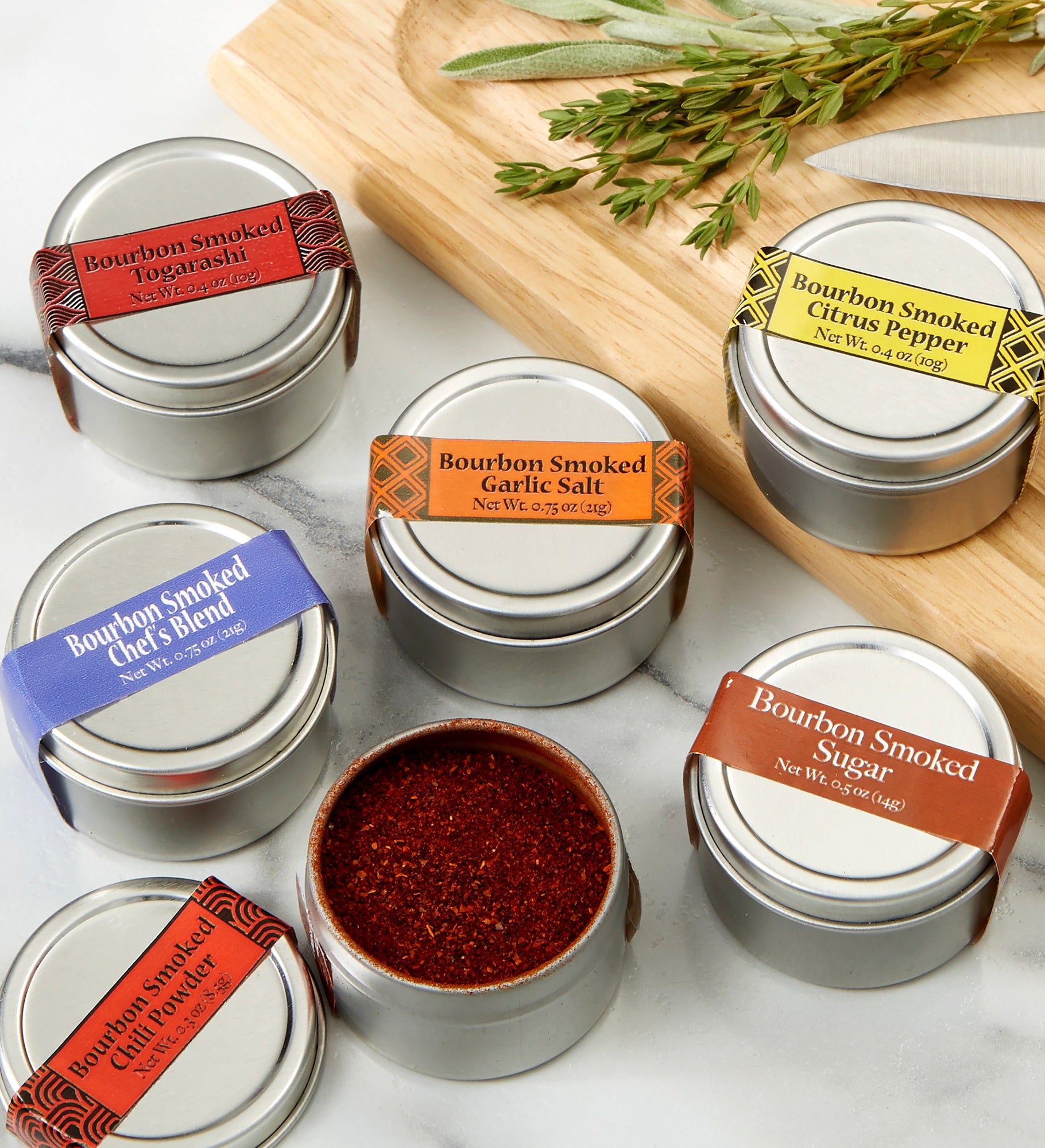 Bourbon Smoked Mini Spice Set
