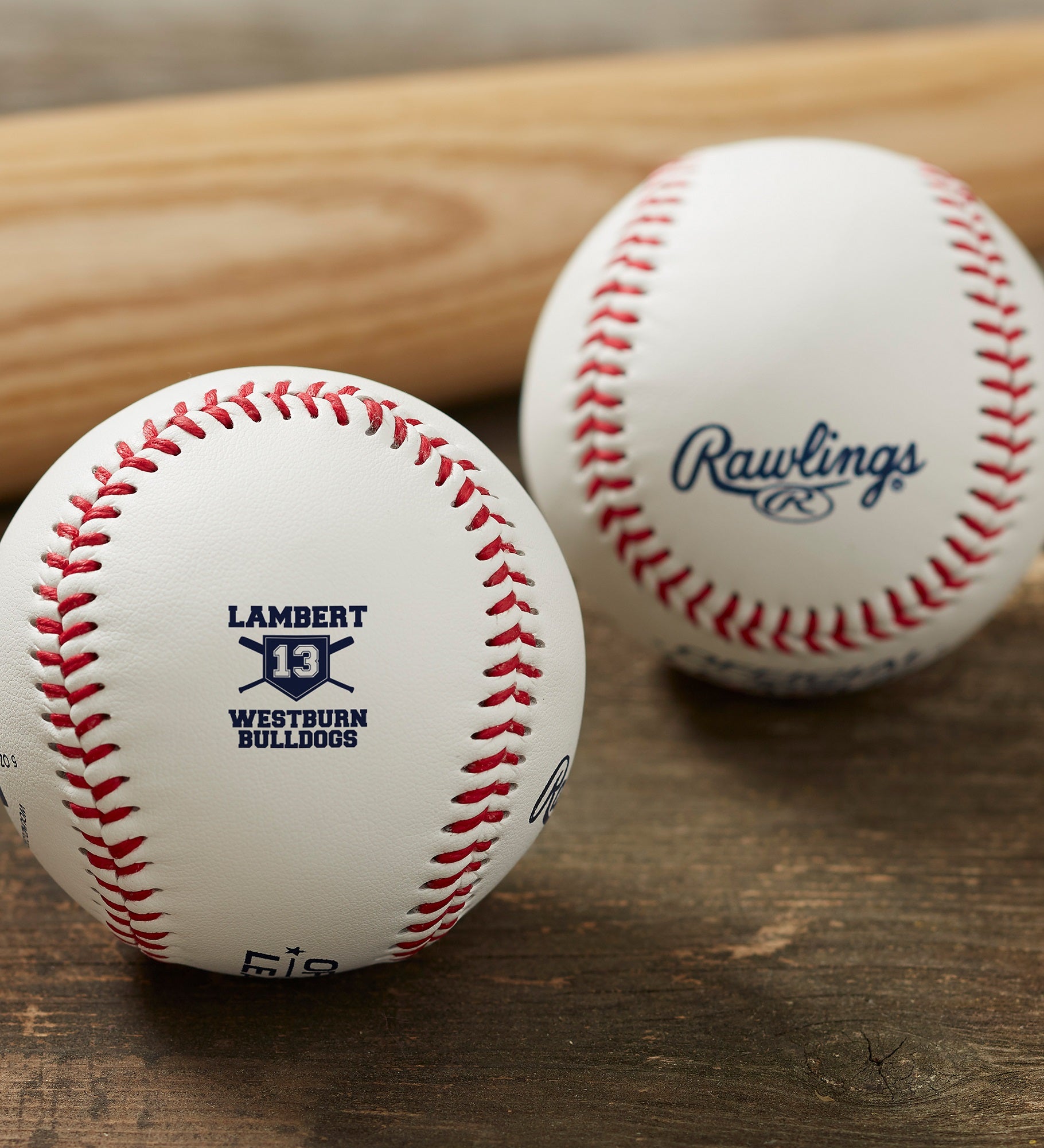 My Team Personalized Rawlings Baseball