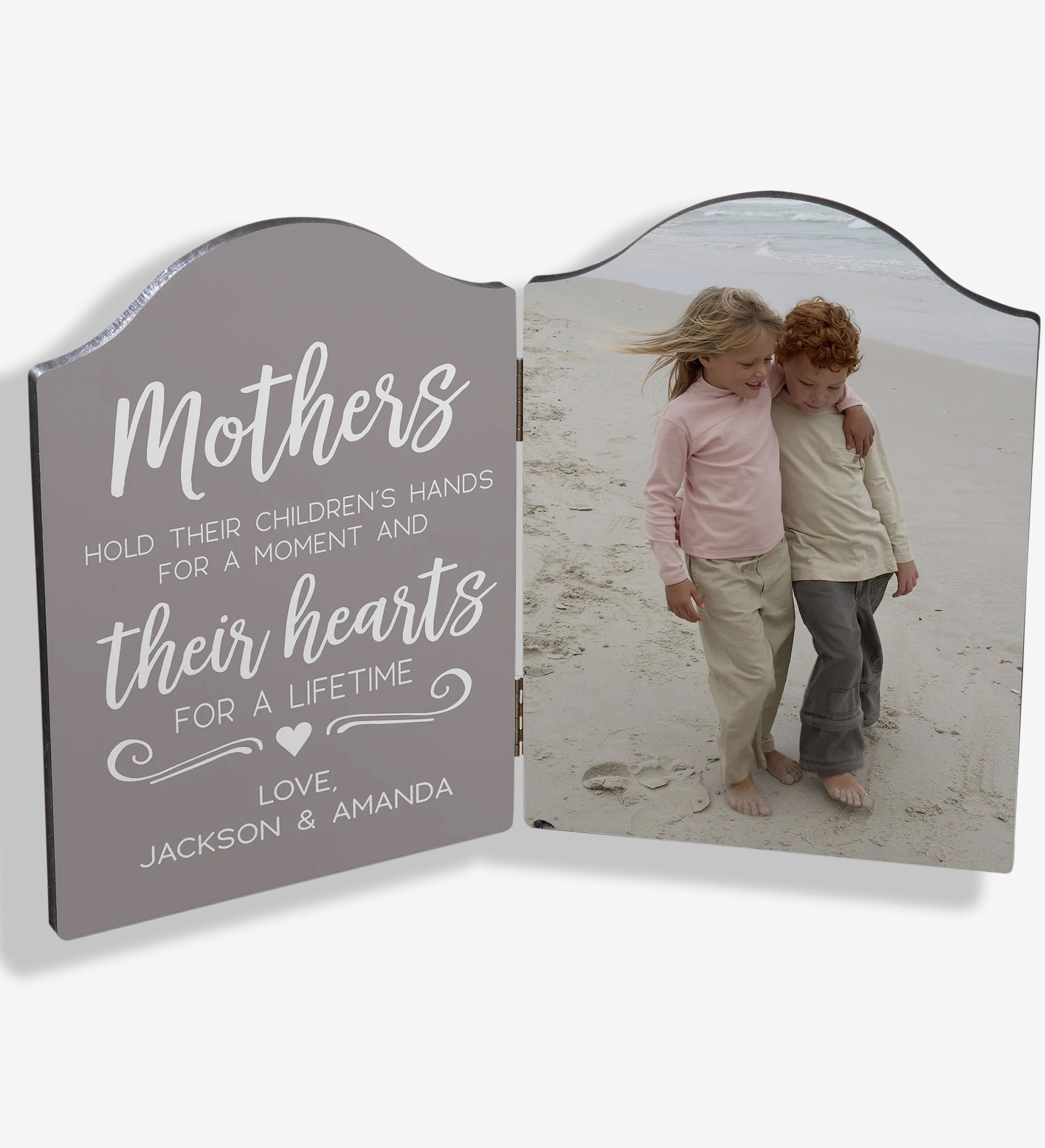 Mothers Hold Their Child's Hand Personalized Photo Plaque