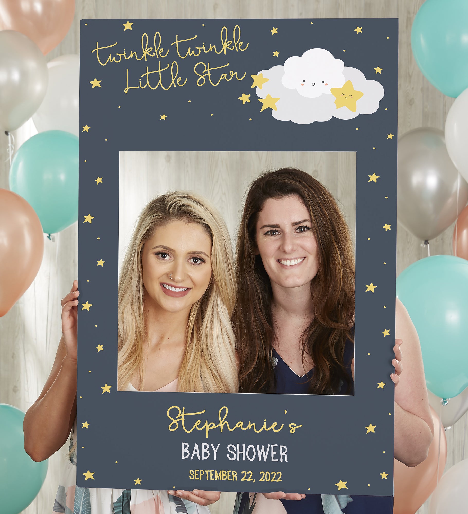 Twinkle, Twinkle Personalized Baby Shower Photo Frame Prop