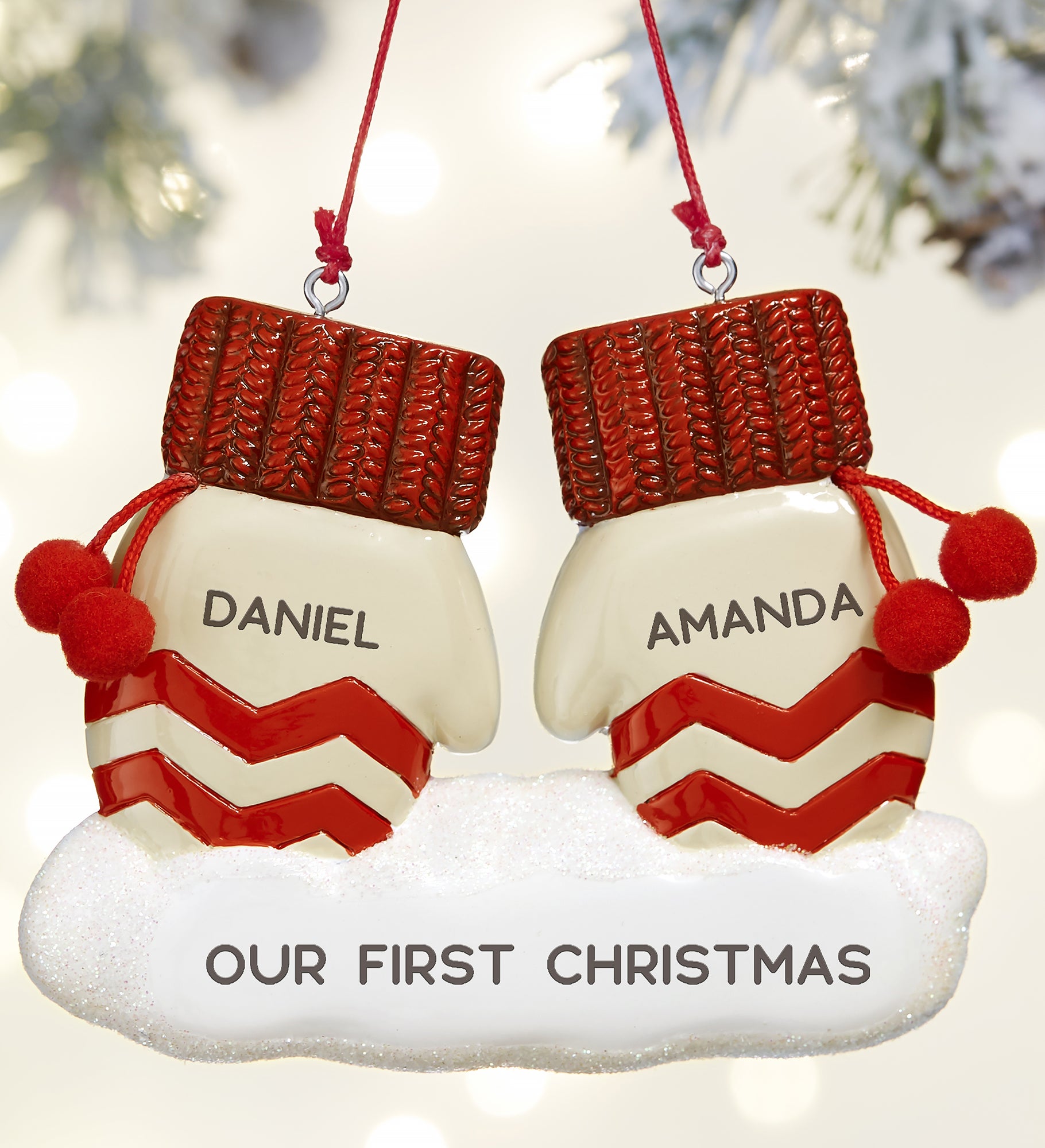 Perfect Pair<sup>©</sup> Personalized Couples Ornament 