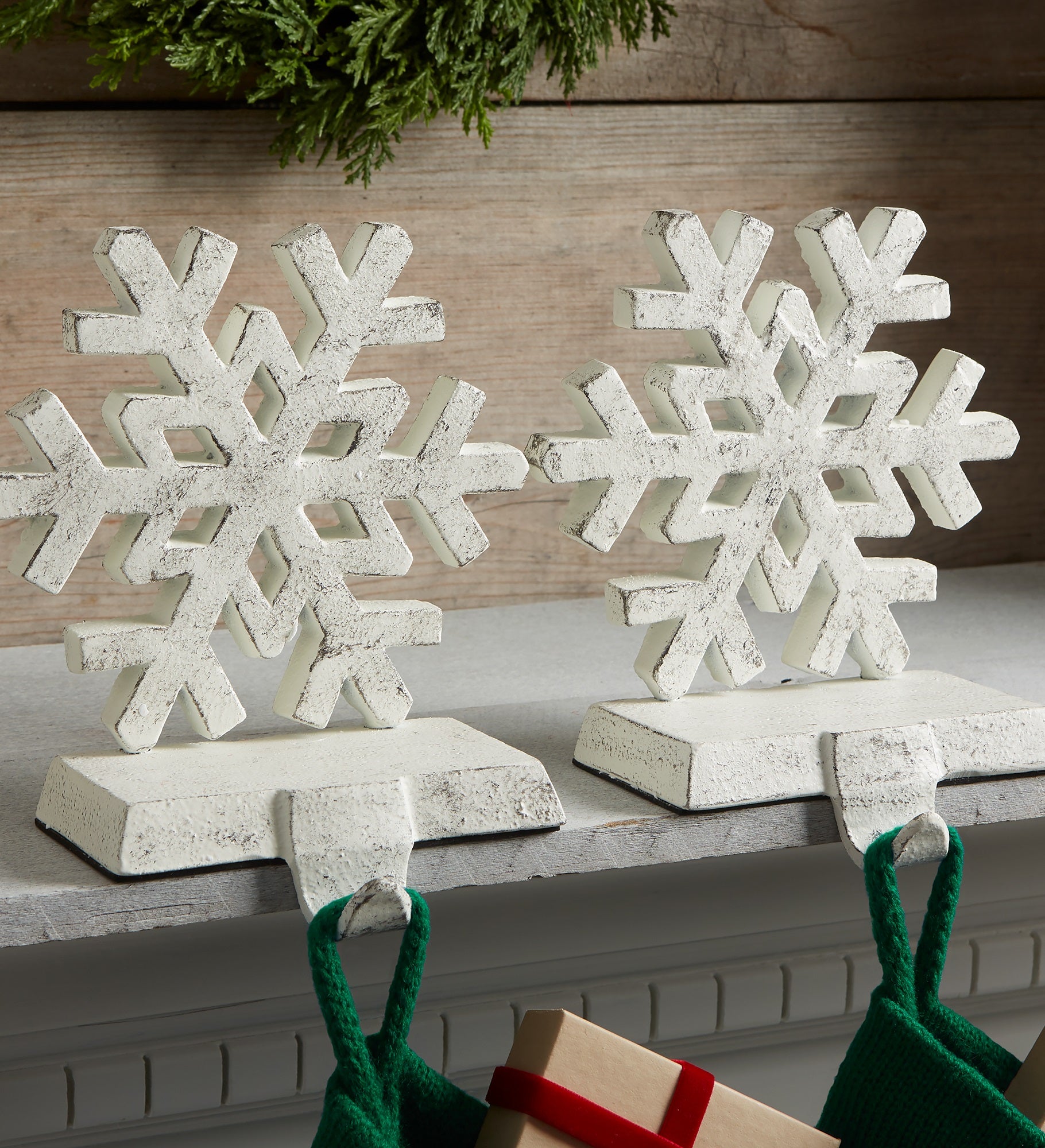 Snowflake Stocking Holder 