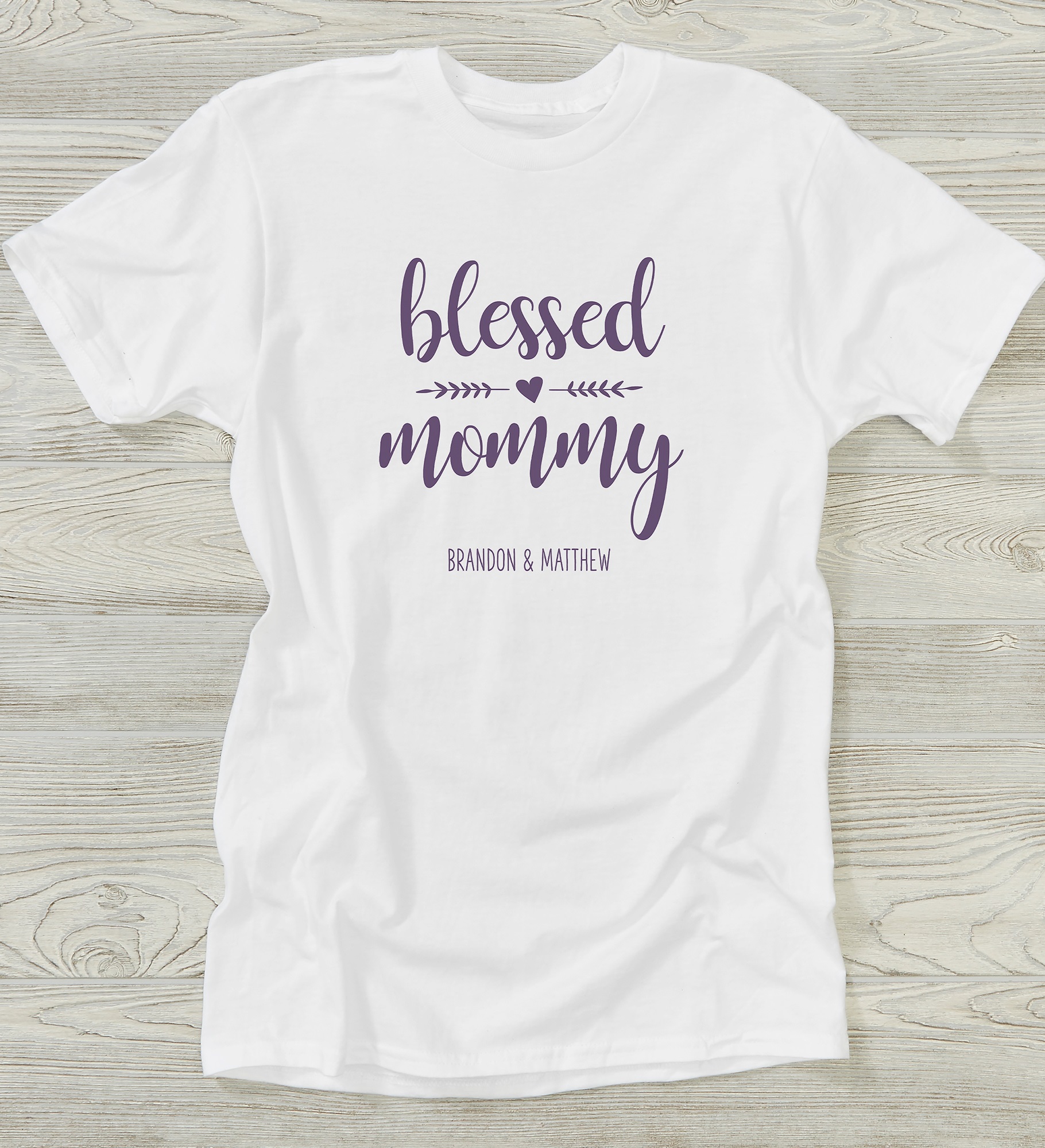 Blessed Mama Personalized Mommy and Me Shirts