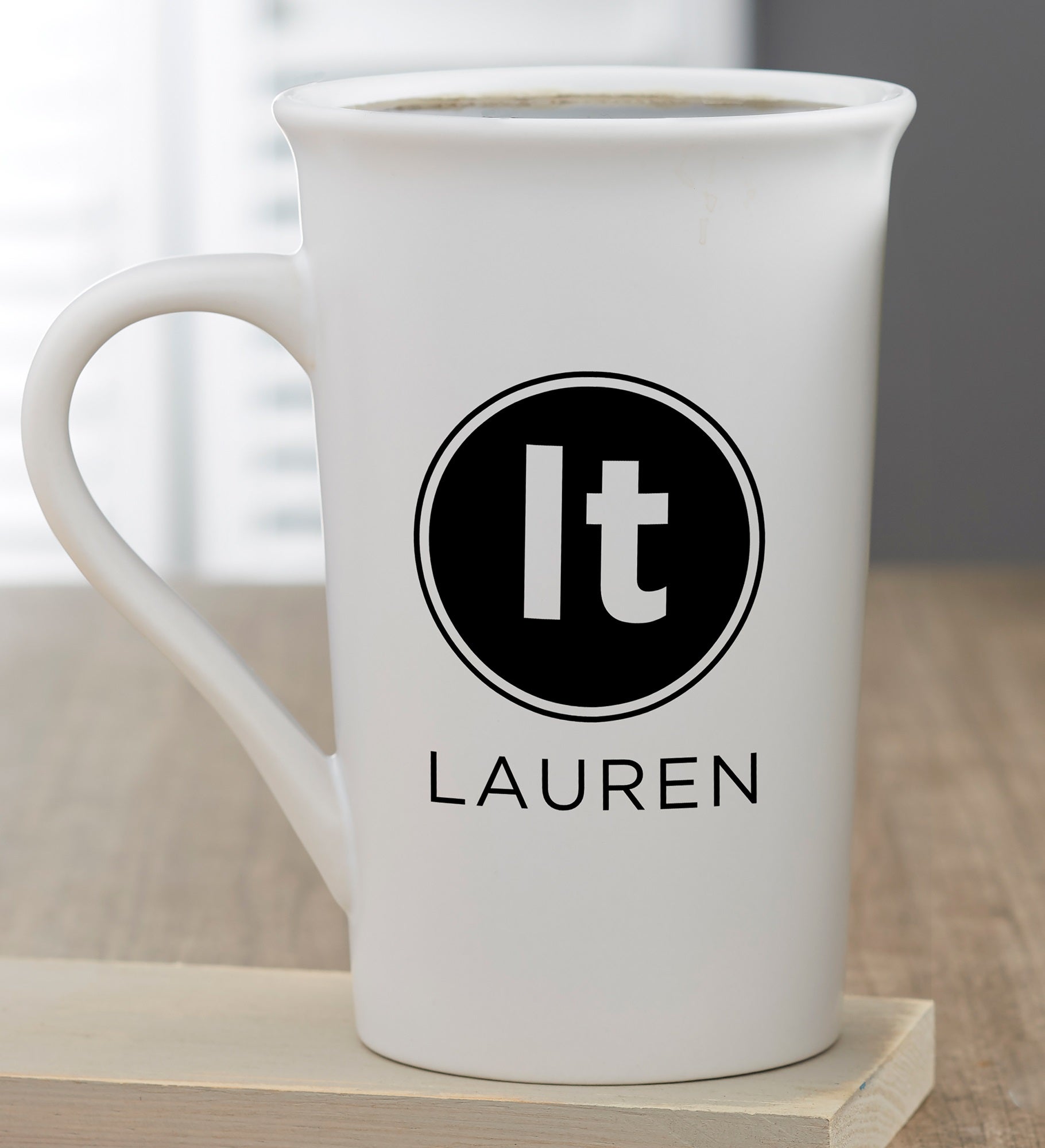 Modern Initials Personalized Coffee Mugs