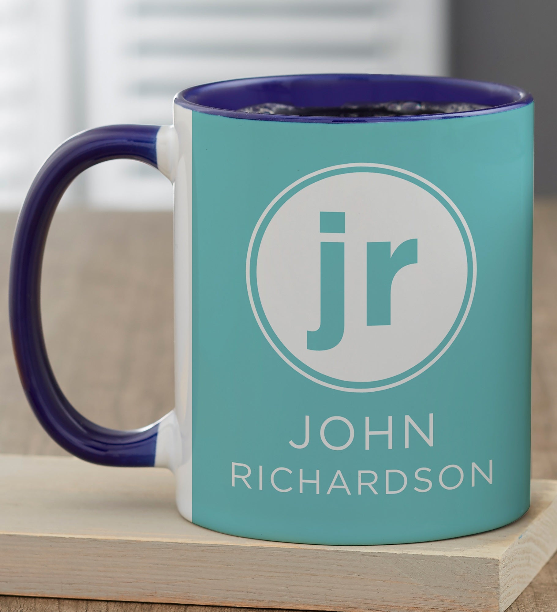 Modern Initials Personalized Coffee Mugs