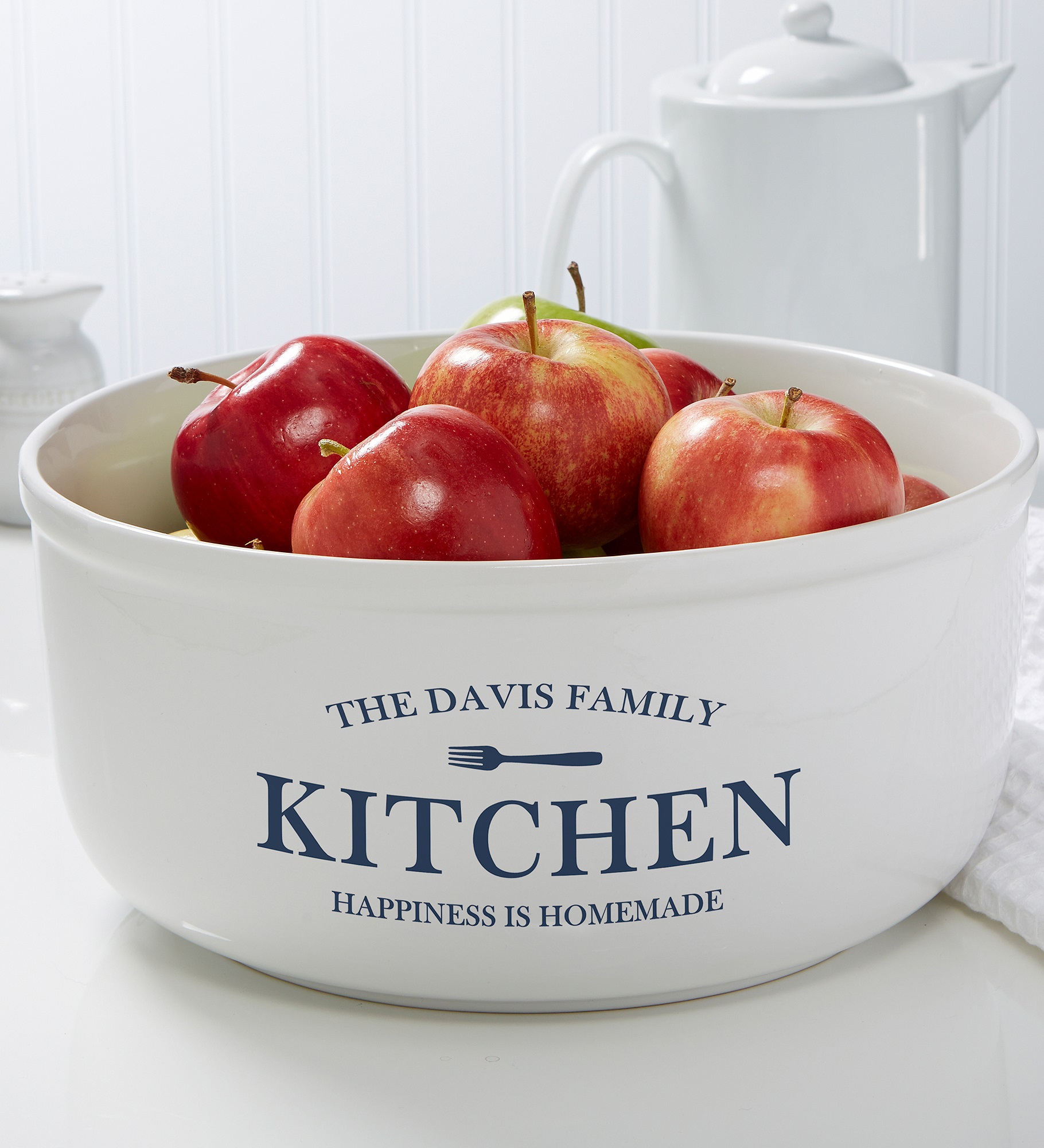Family Market Personalized Serving Bowl