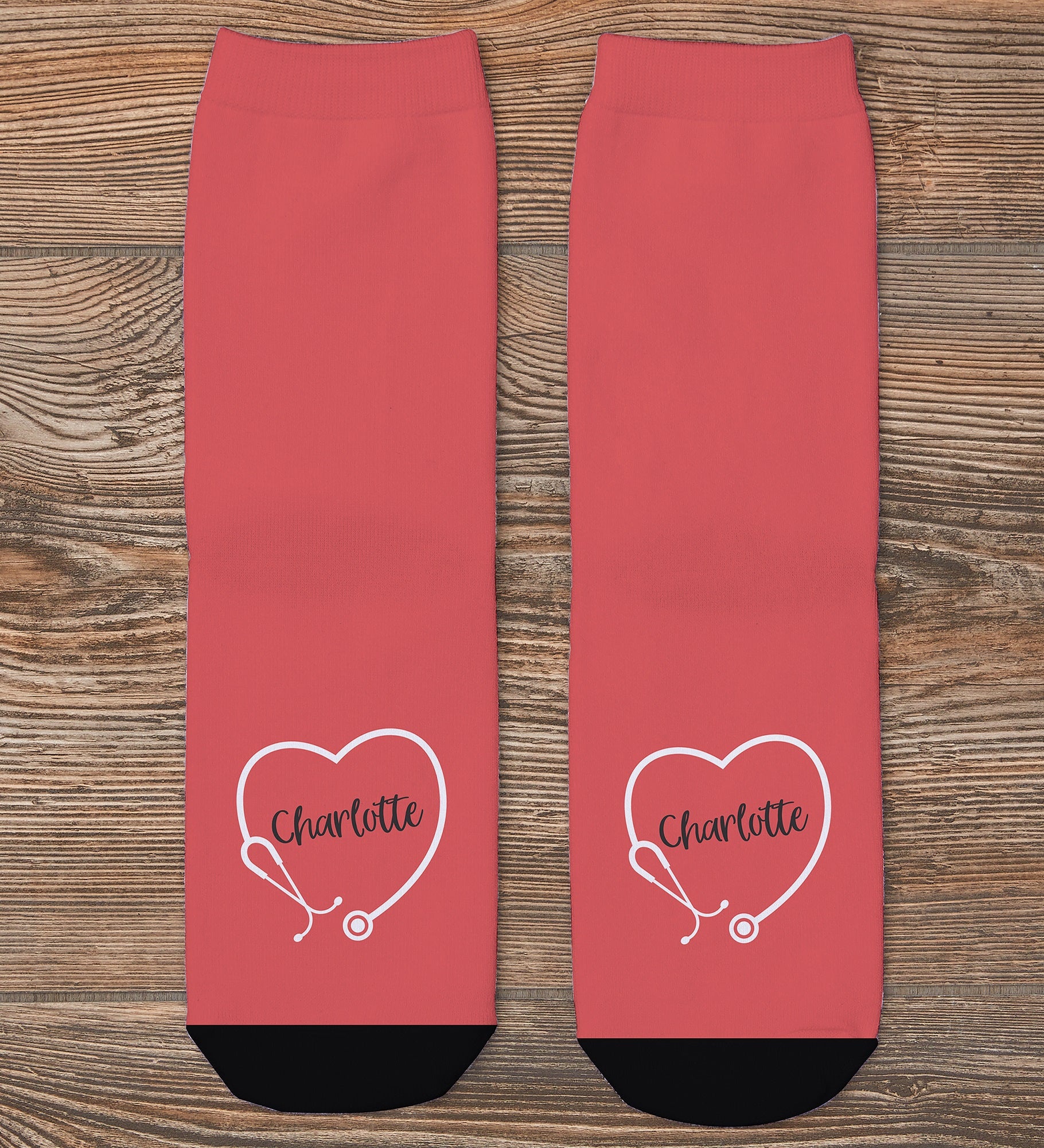 Nurse Off Duty Personalized Adult Socks