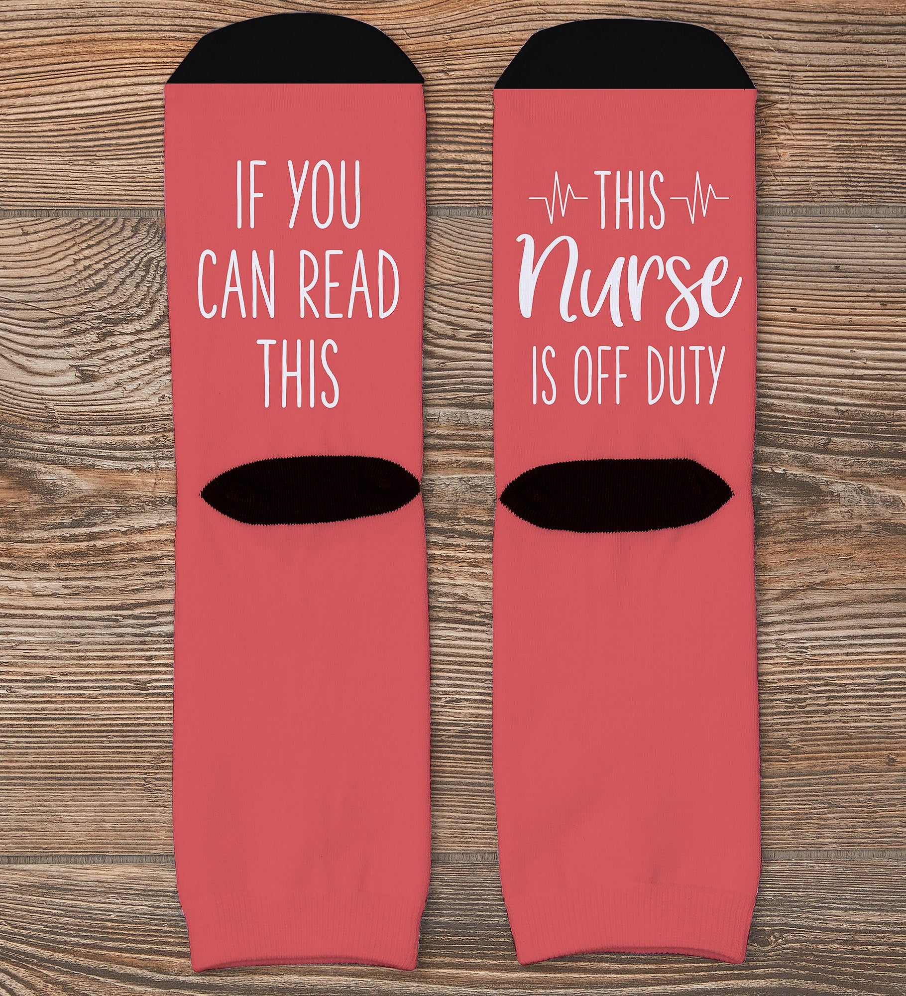 Nurse Off Duty Personalized Adult Socks